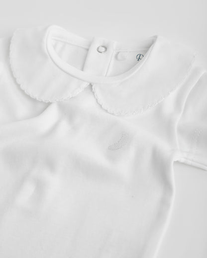White Body with Short Sleeves