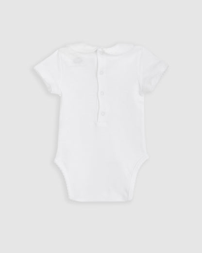 White Body with Short Sleeves