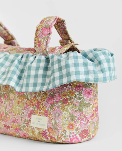Bolsa Mini Liberty Annie &amp; Volantes Vichy Menta