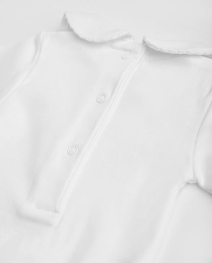 White Body with Short Sleeves
