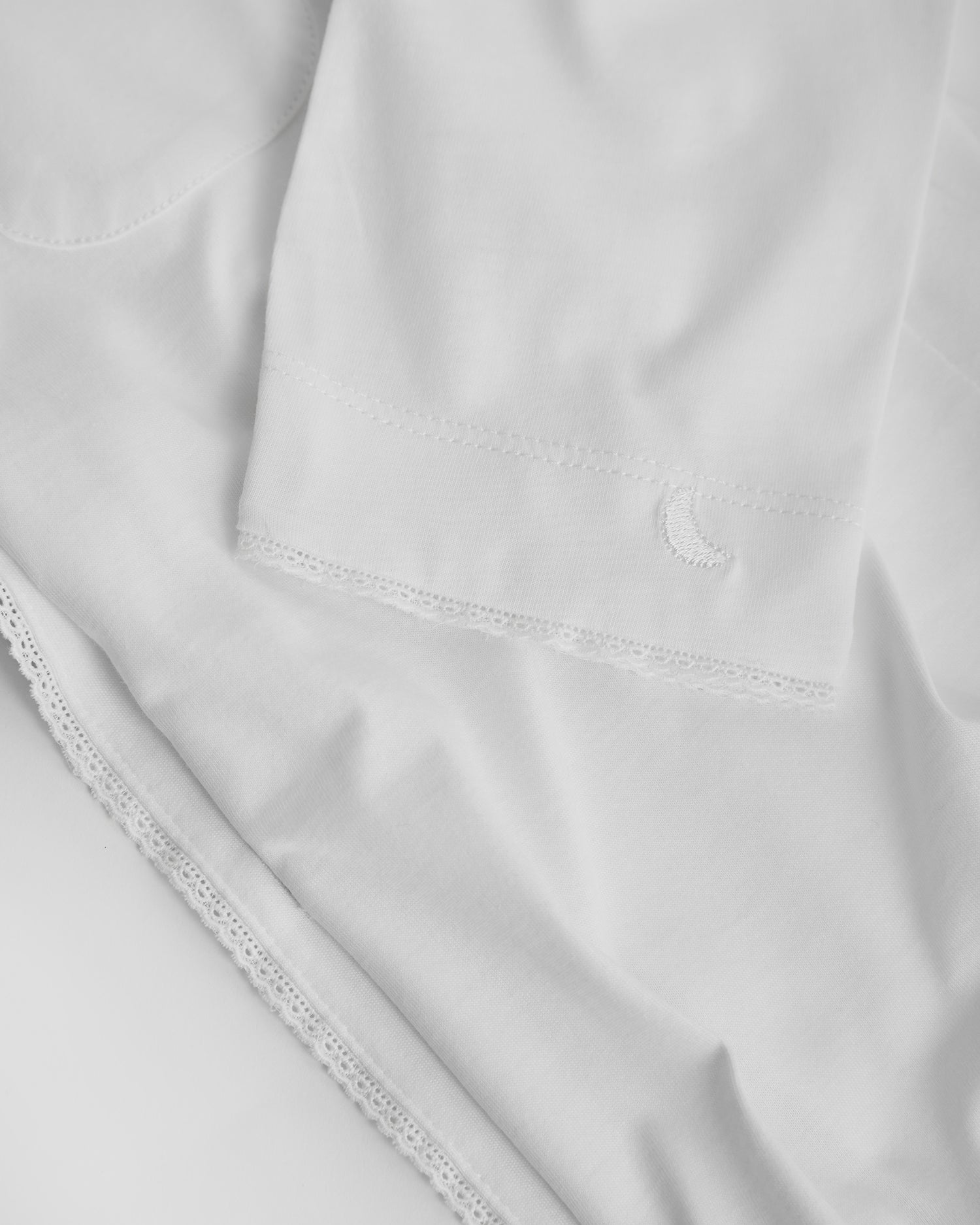 Camisón Mujer Camisero Blanco Tira Bordada