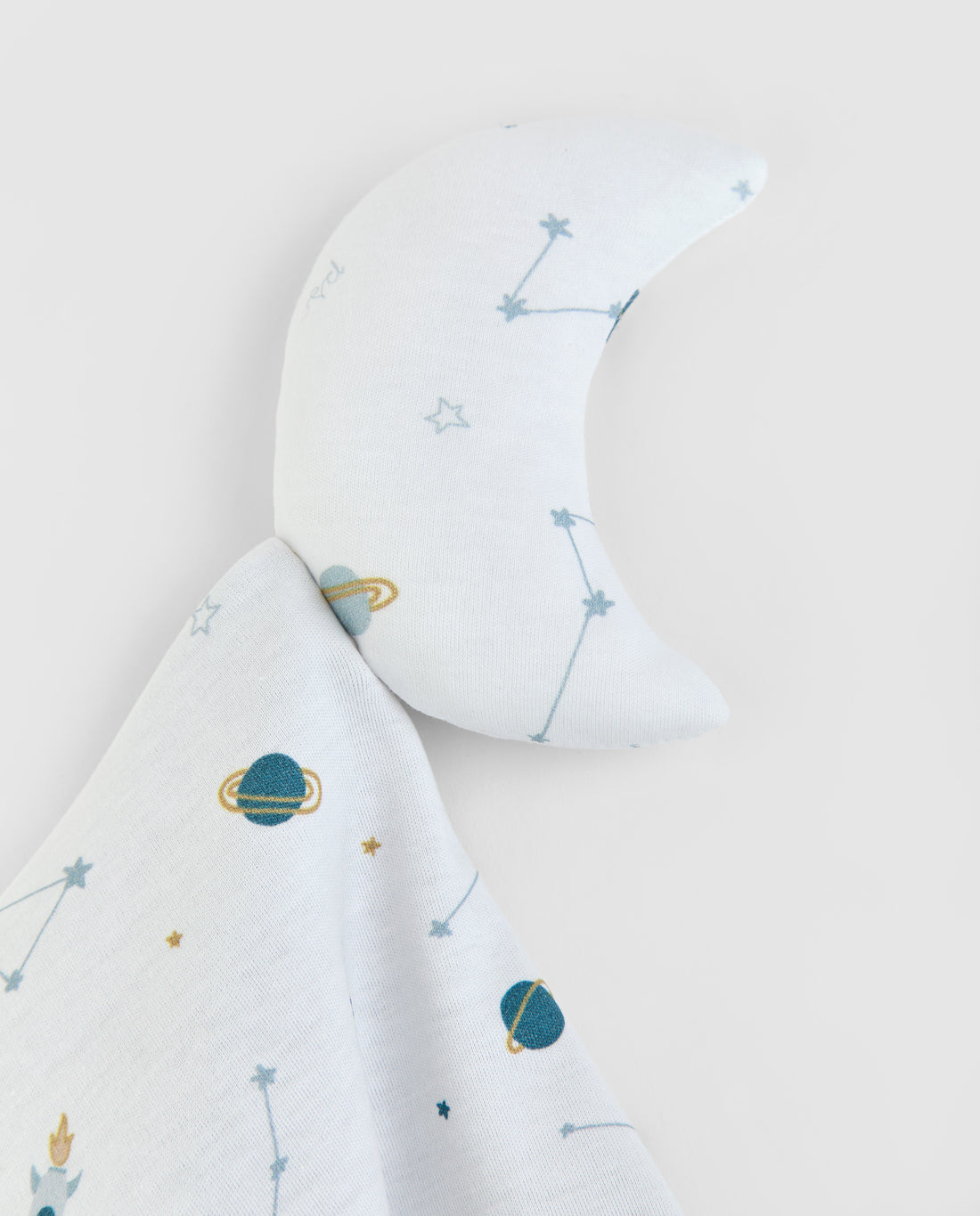 Doudou rayé bleu foncé