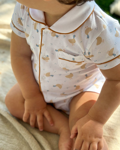 Baby Pajamas Shirt Ducks Short