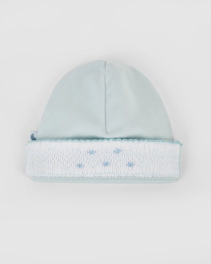 Gorrito Bebé Smock Azul