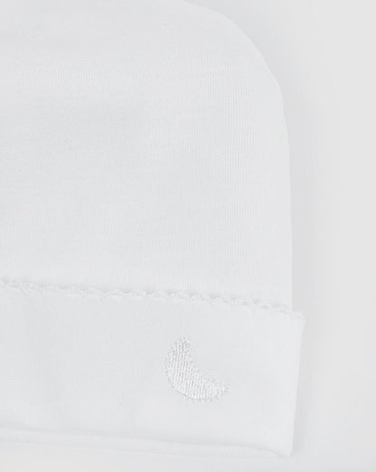 Bonnet blanc pour bébé