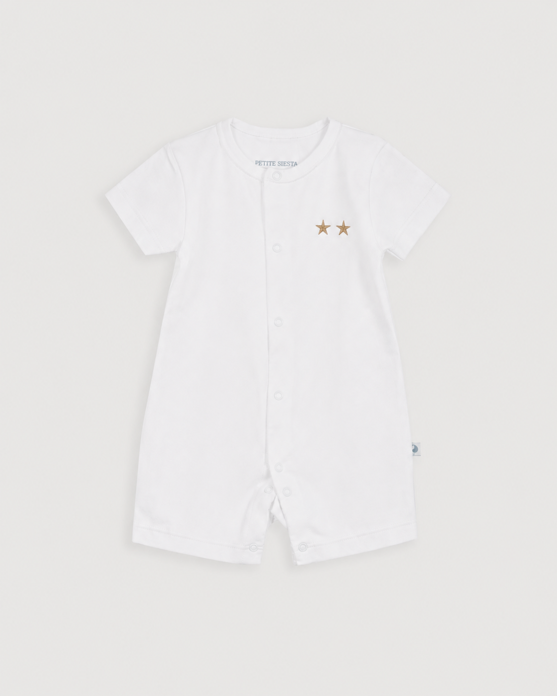 Pijama Bebé Blanco Corto Personalizable