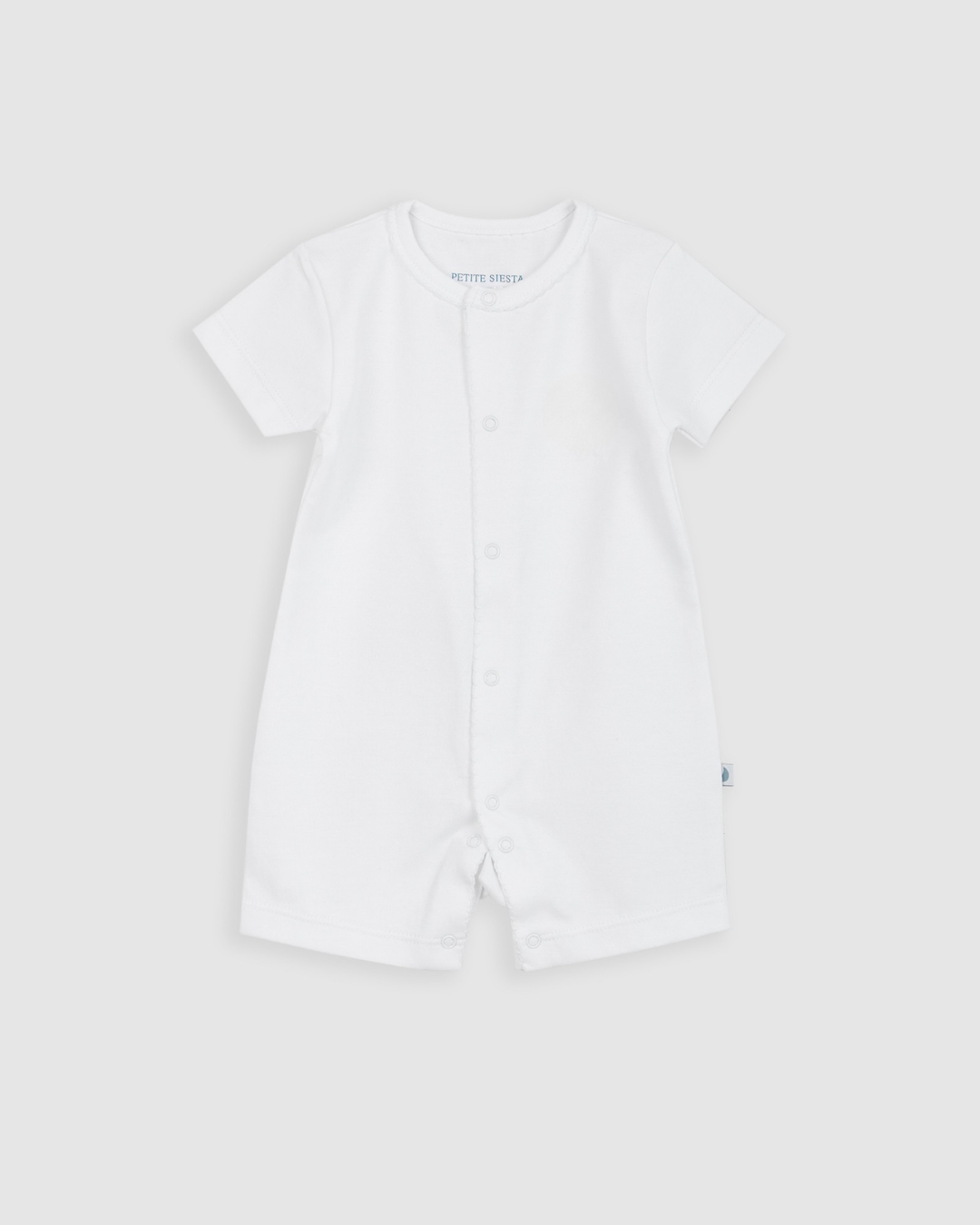 Pijama Bebé Blanco Corto Personalizable