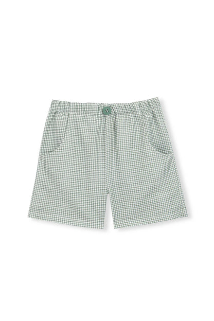 Short Vichy Verde