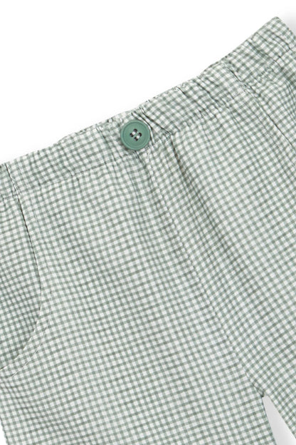 Short Vichy Verde