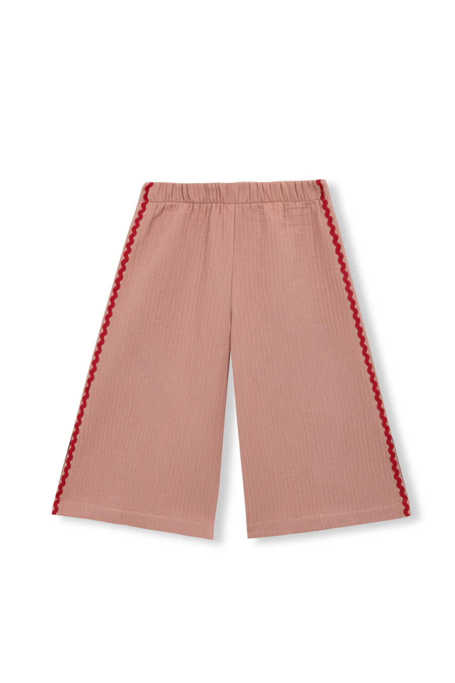 Pantalon Campana Rosa Zigzag