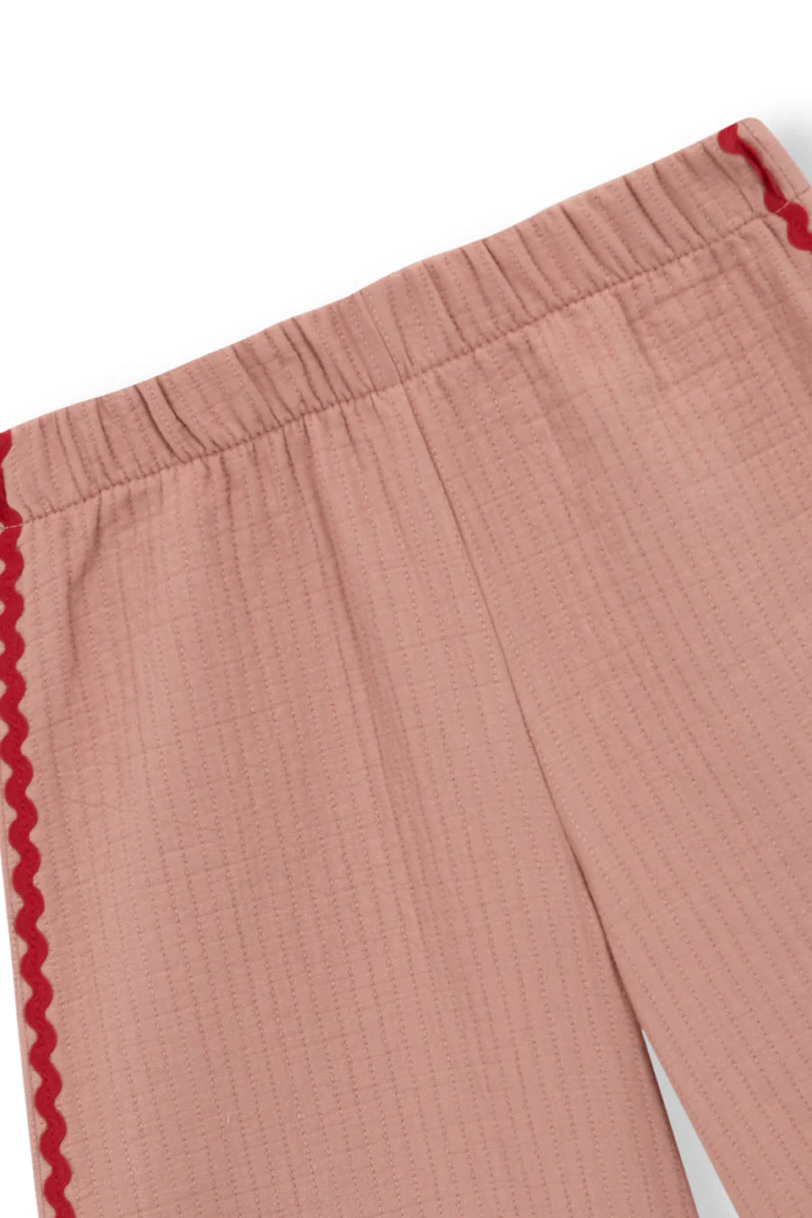 Pantalon Campana Rosa Zigzag