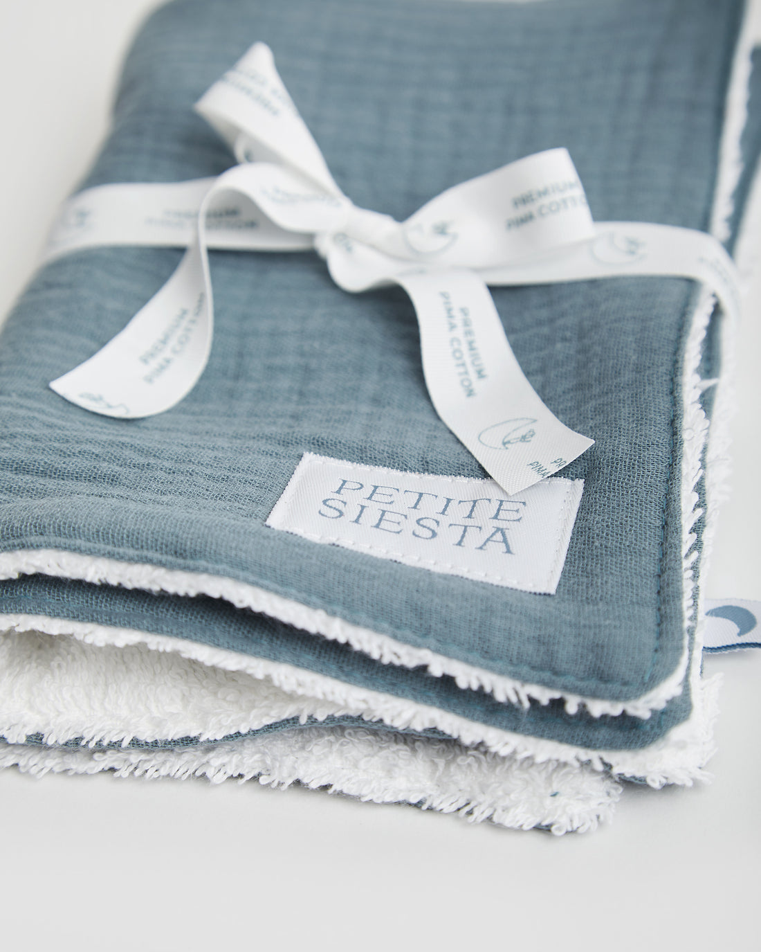 Mini serviettes bleu foncé (lot de 2)