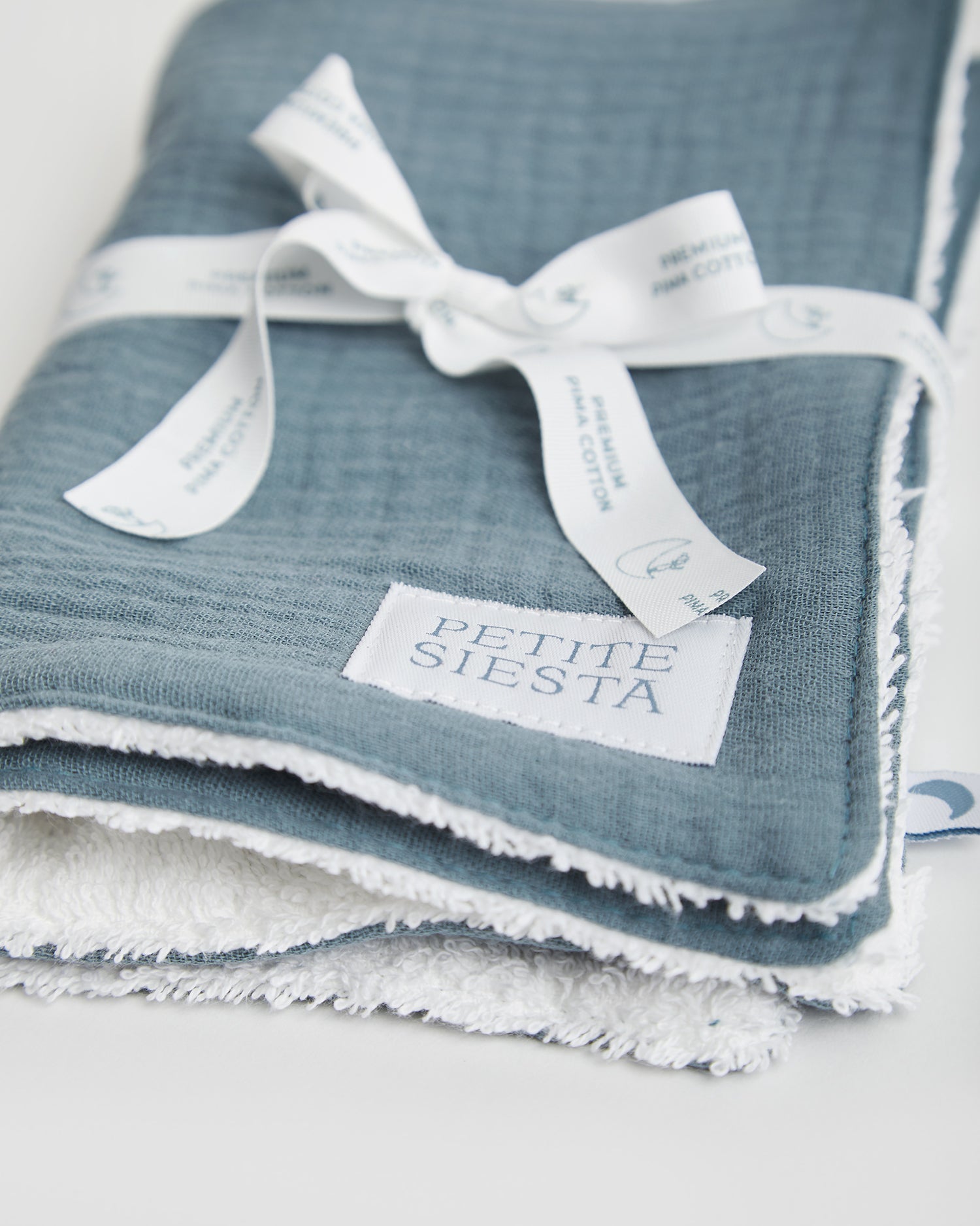 Mini serviettes bleu foncé (lot de 2)