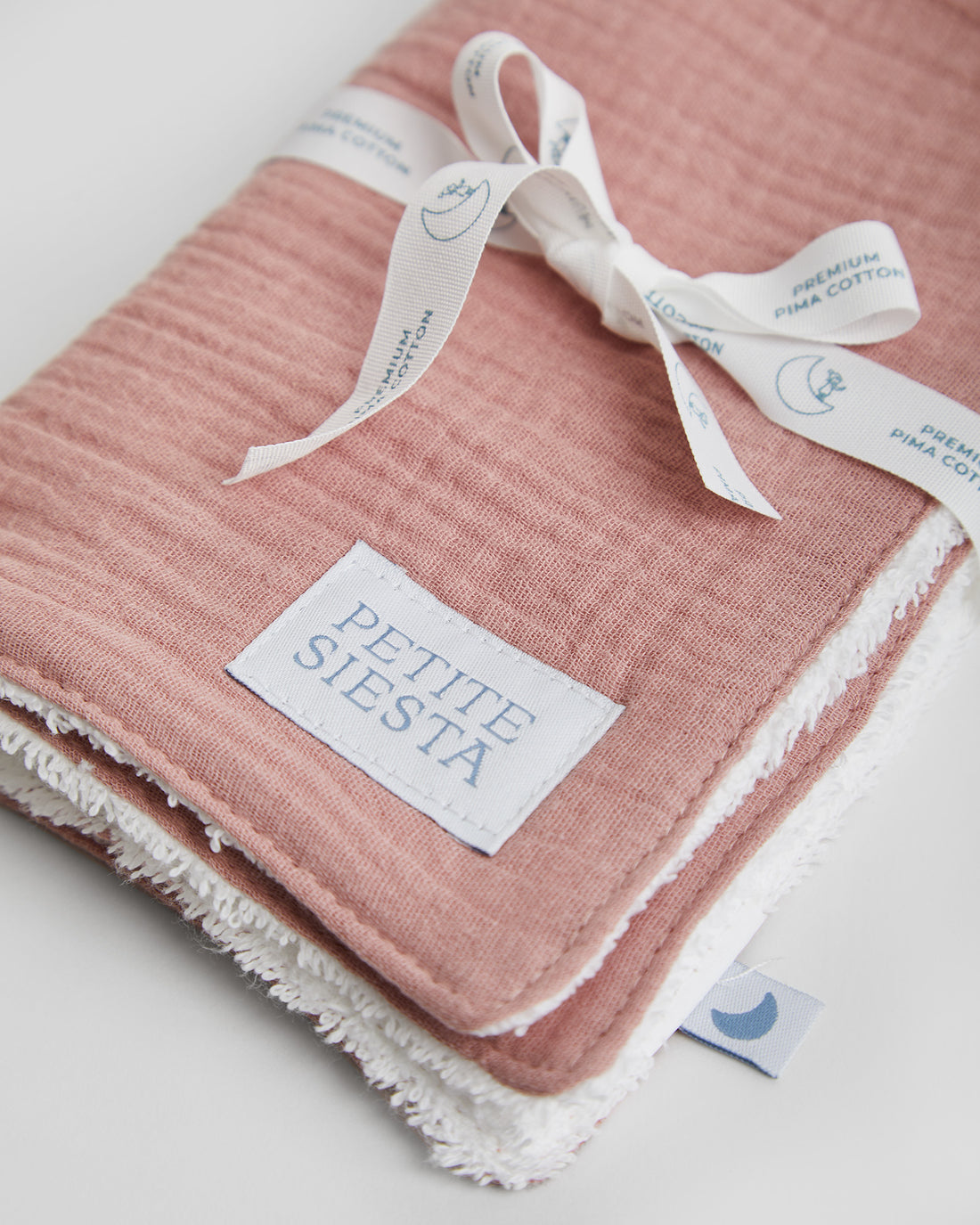 Mini serviettes corail et baies (lot de 2)