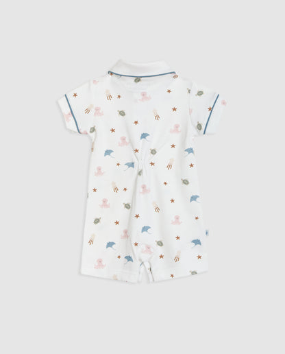 Pijama Bebé Camisero Ocean Corto