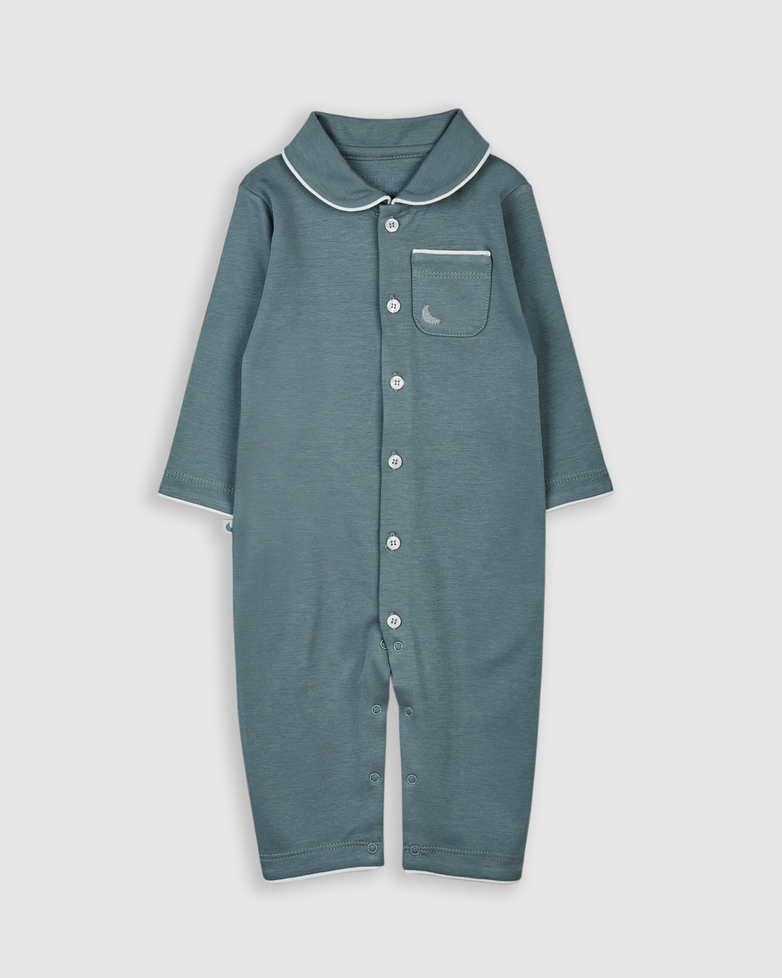 Deep Blue Baby Sleepsuit (footless)