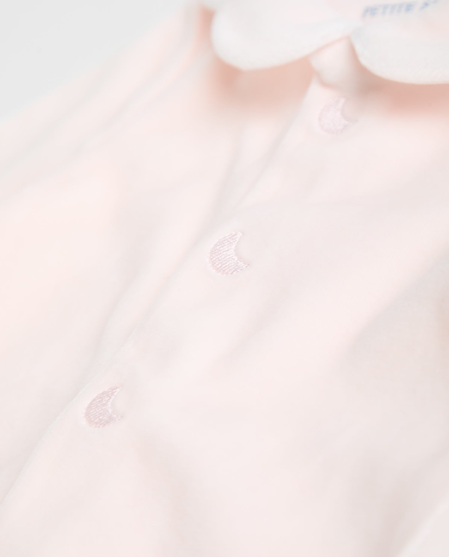 Pyjama bébé en velours rose