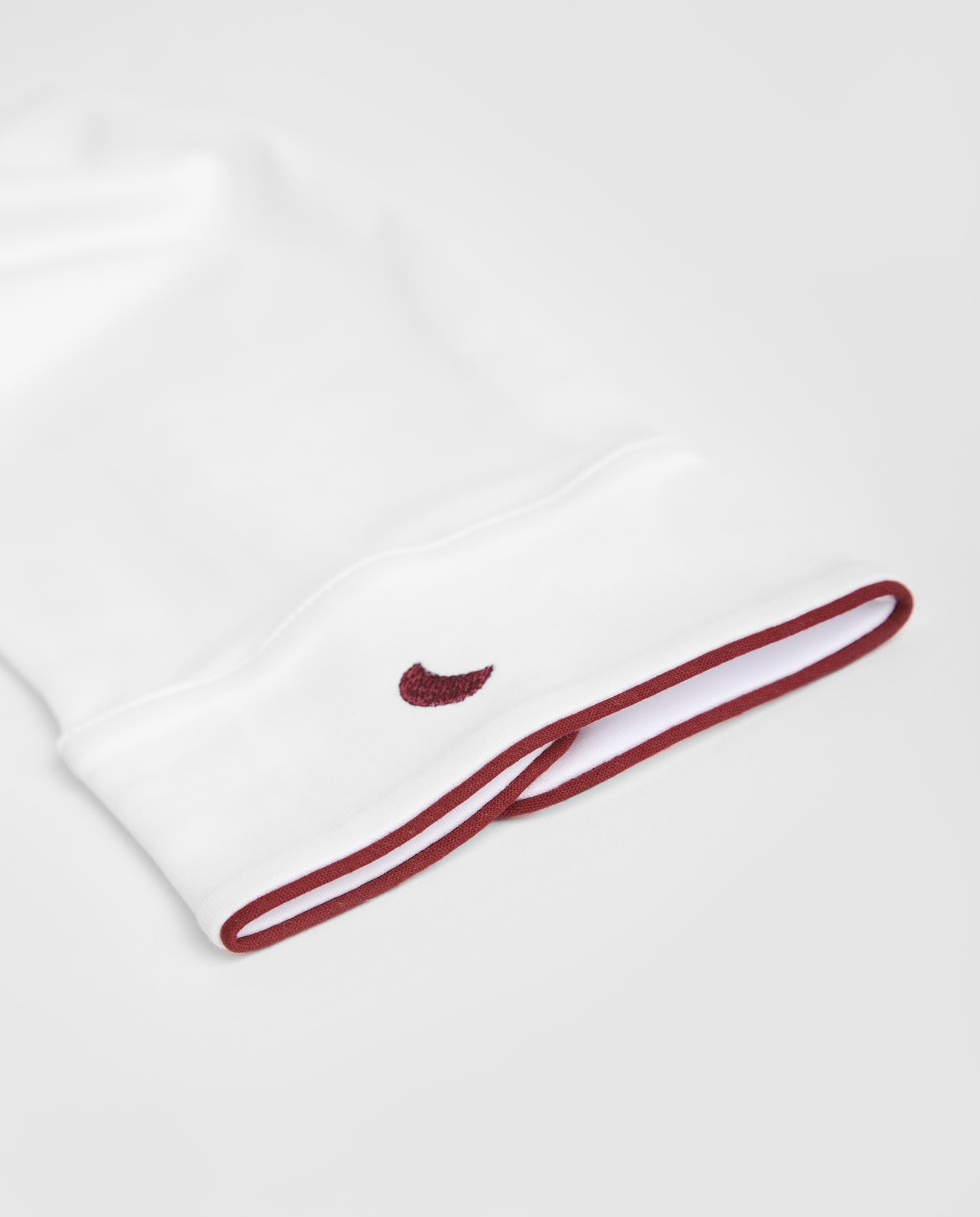 Pyjama chemise blanche pour homme - Bordeaux