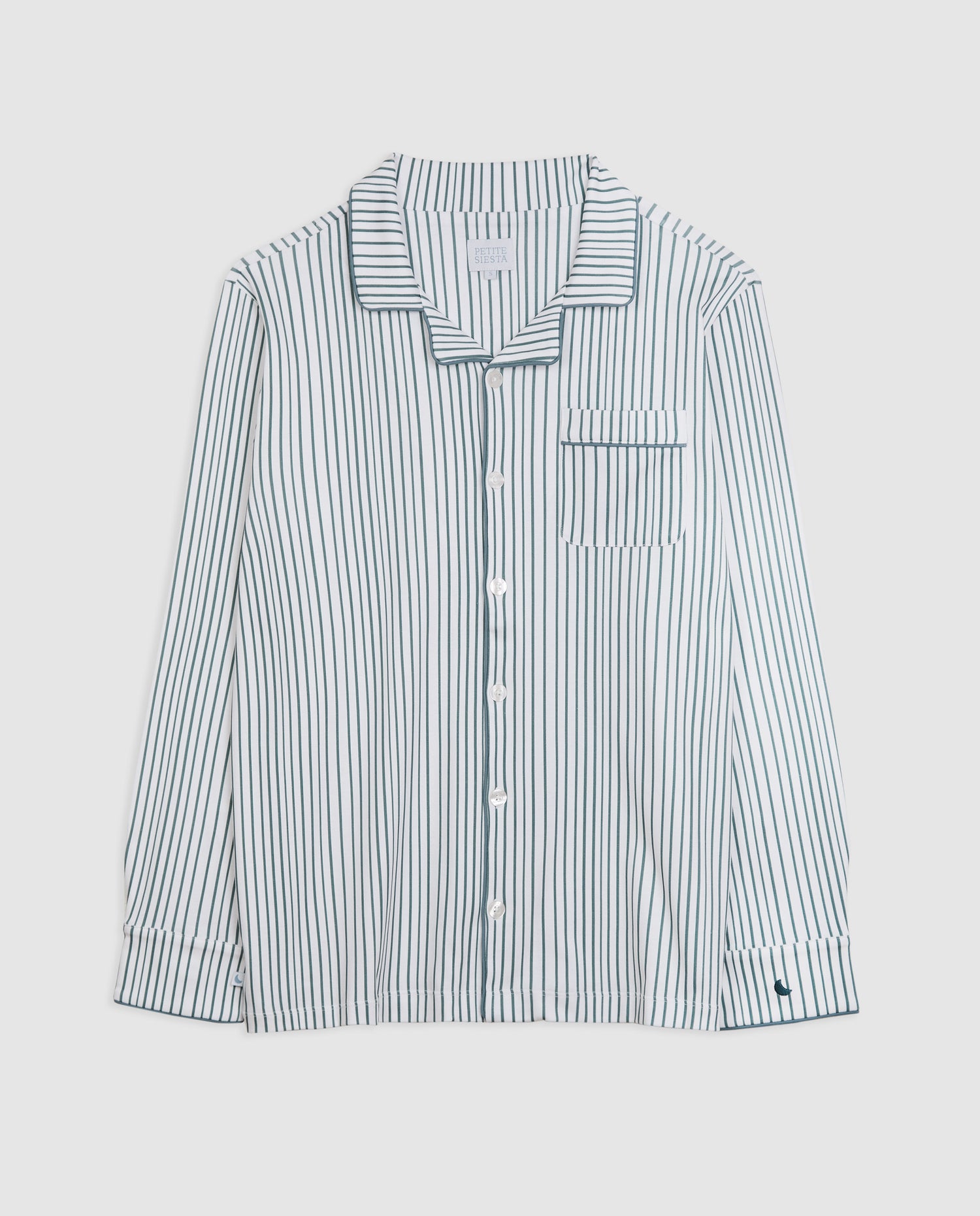Pijama Hombre Camisero Rayas Deep Blue