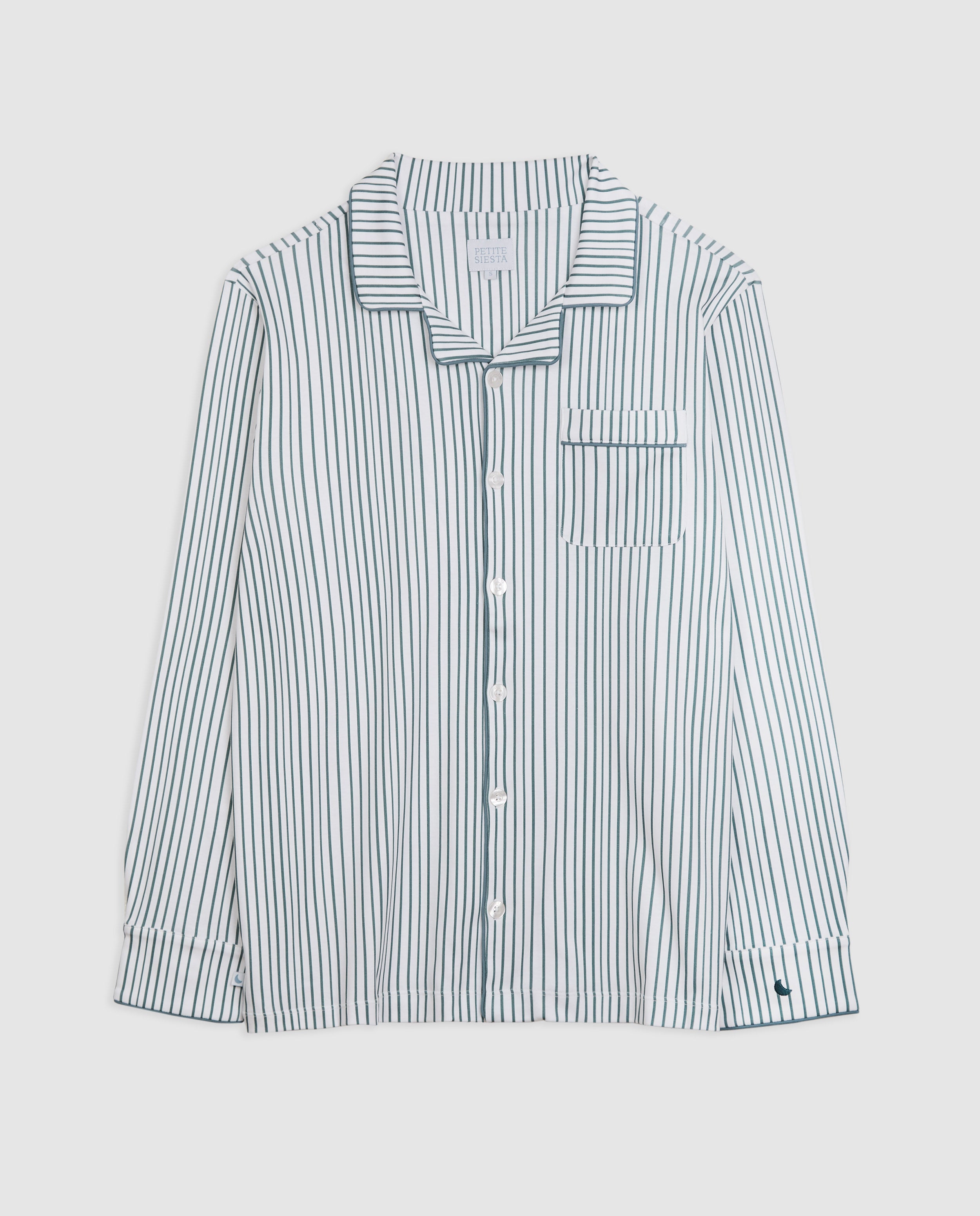 Pijama Hombre Camisero Rayas Deep Blue