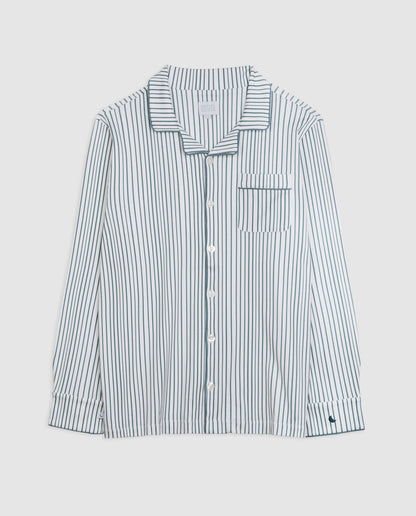 Pijama Hombre Camisero Rayas Deep Blue