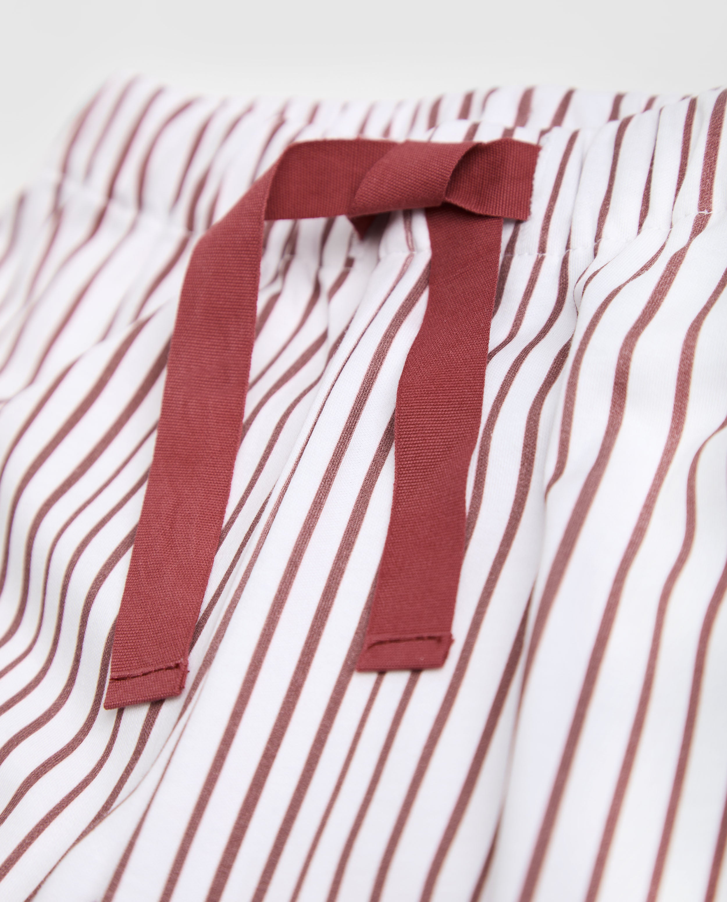 Pijama Kids Rayas Burgundy