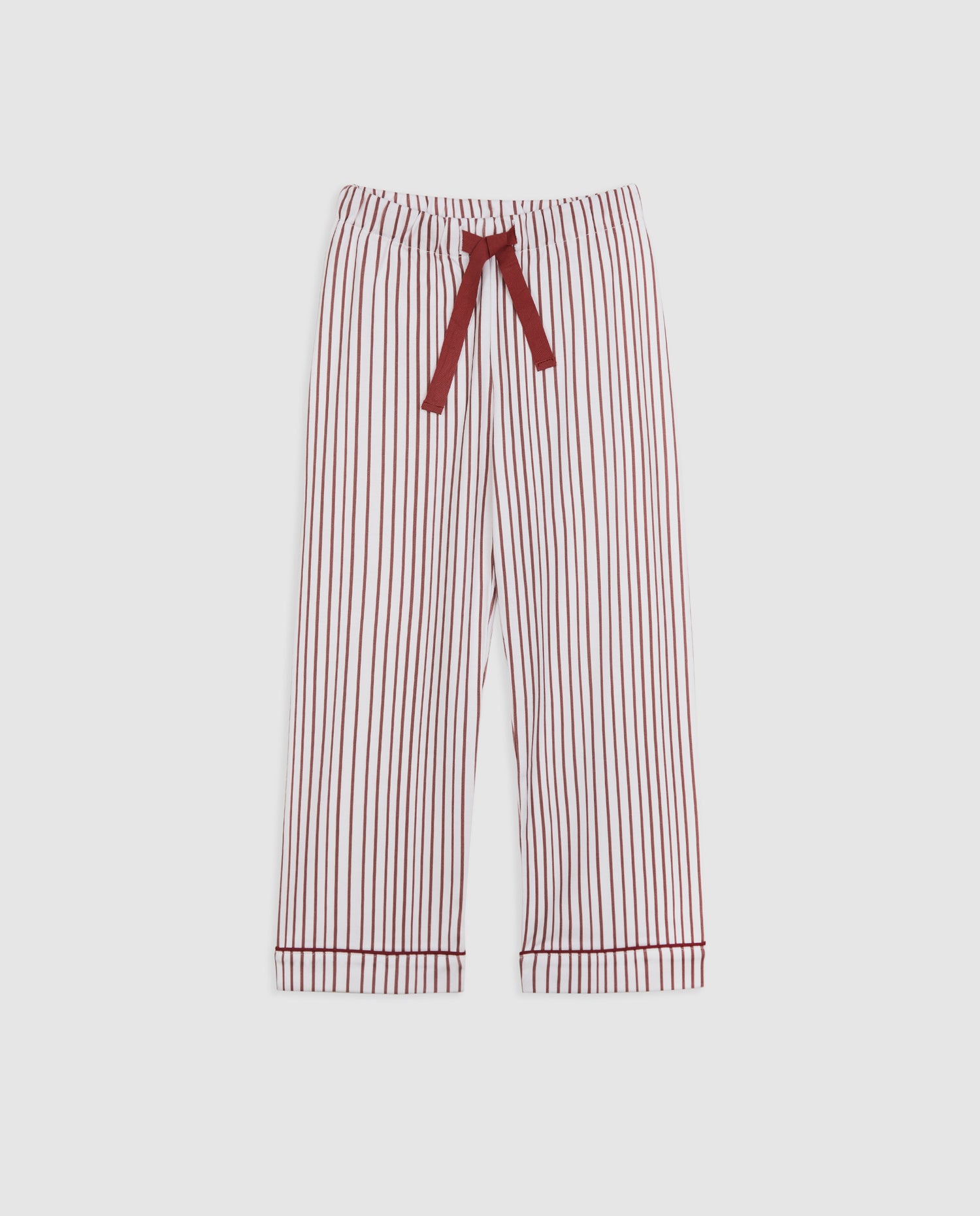 Pijama Kids Rayas Burgundy
