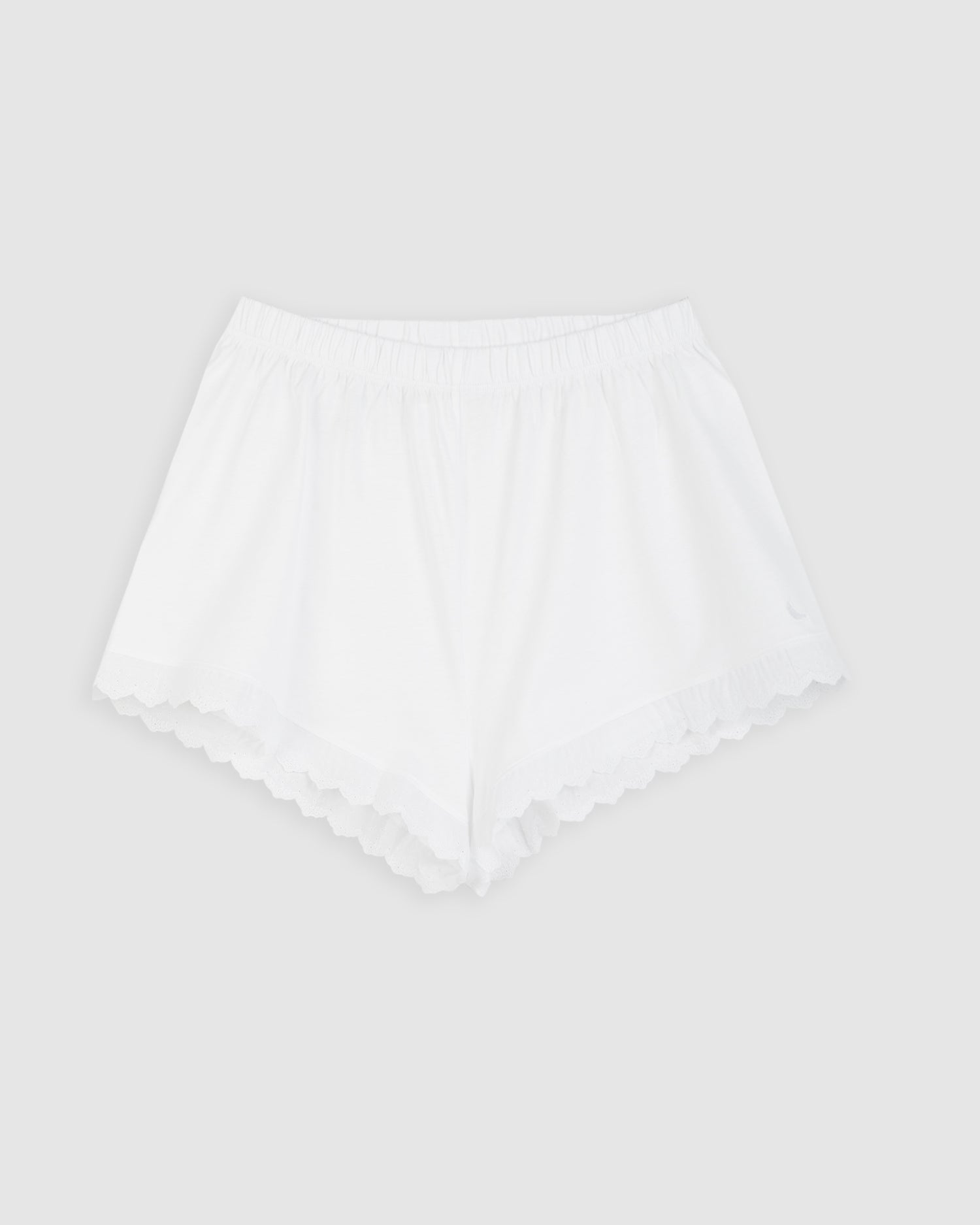 Pijama Mujer Tira Bordada Blanco
