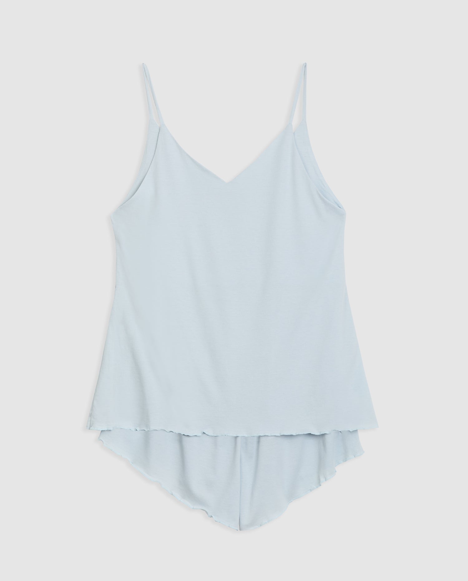 Pijama Mujer Tirantes Azul Corto