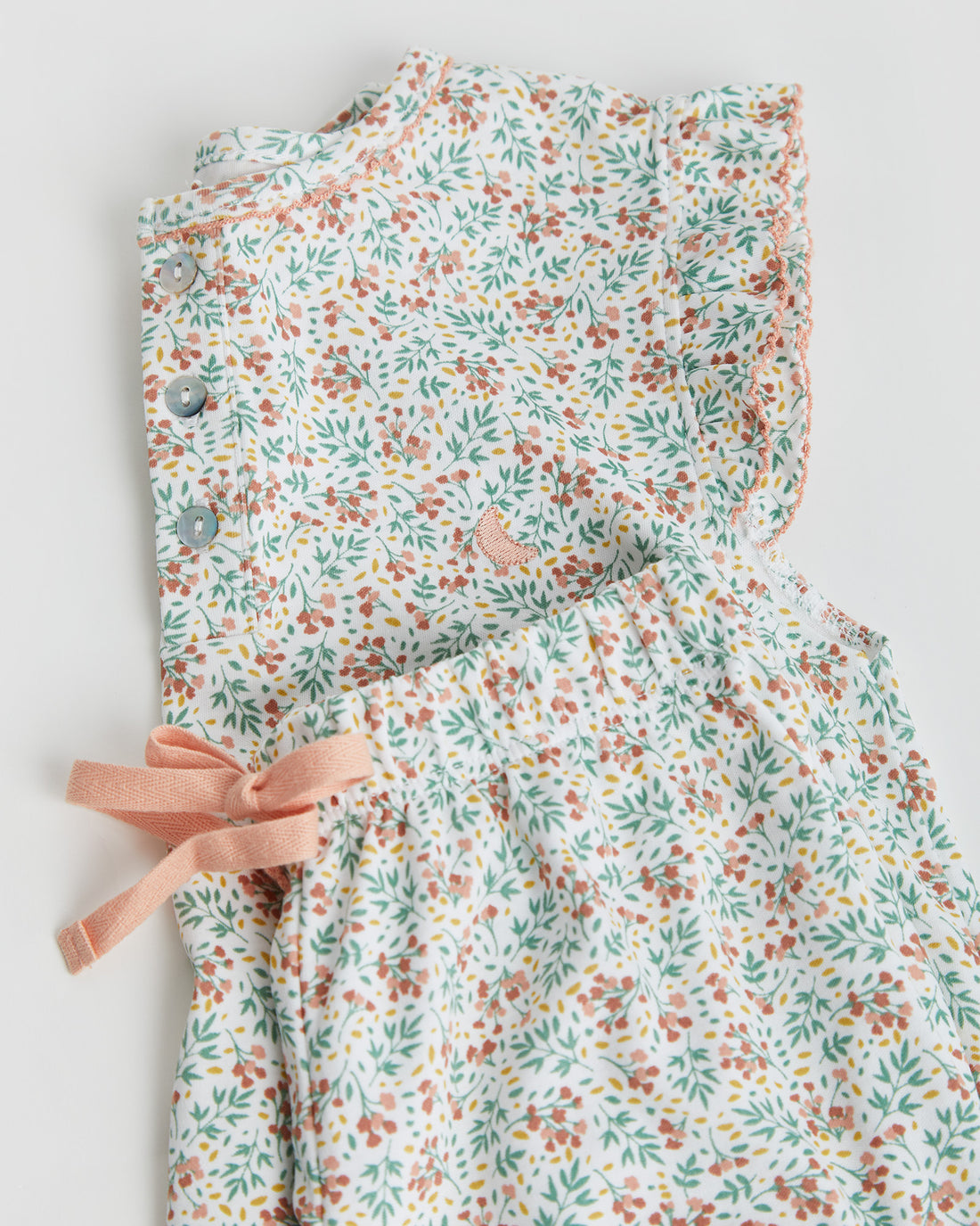 Short Flower Kids Pajamas