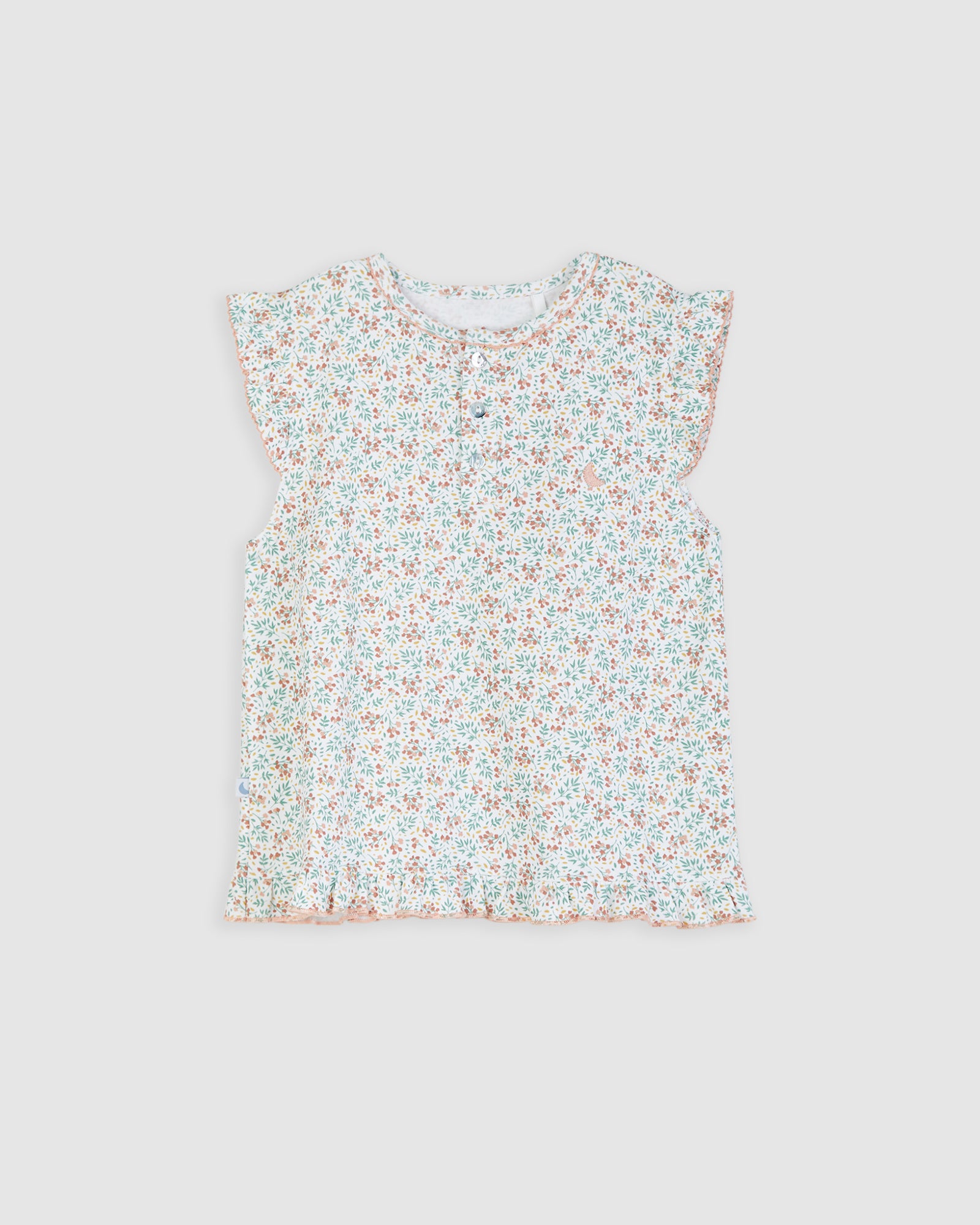 Pyjama court fleuri pour enfant