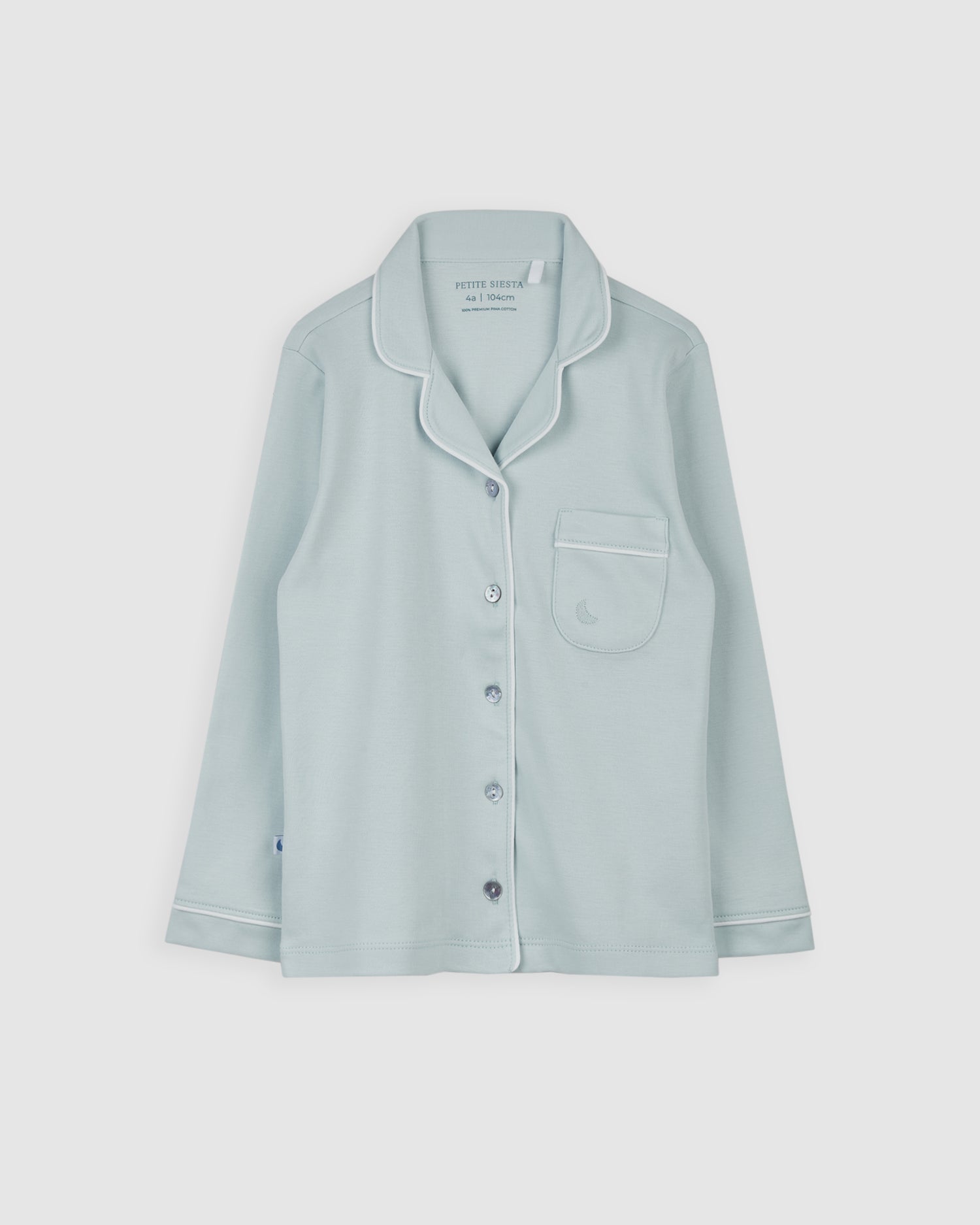 Kids Blue Shirt Pajamas