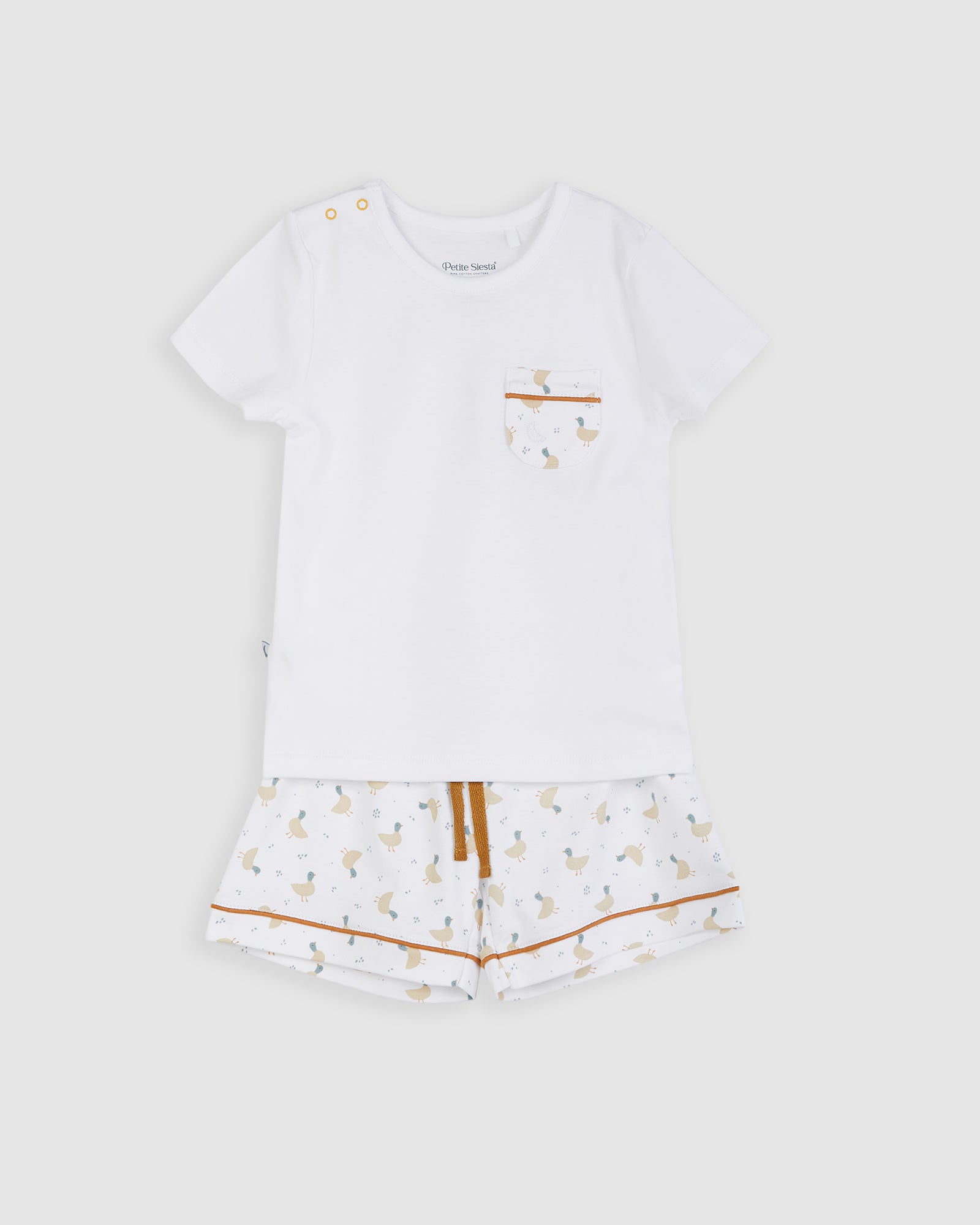 Pijama Kids Patos Corto