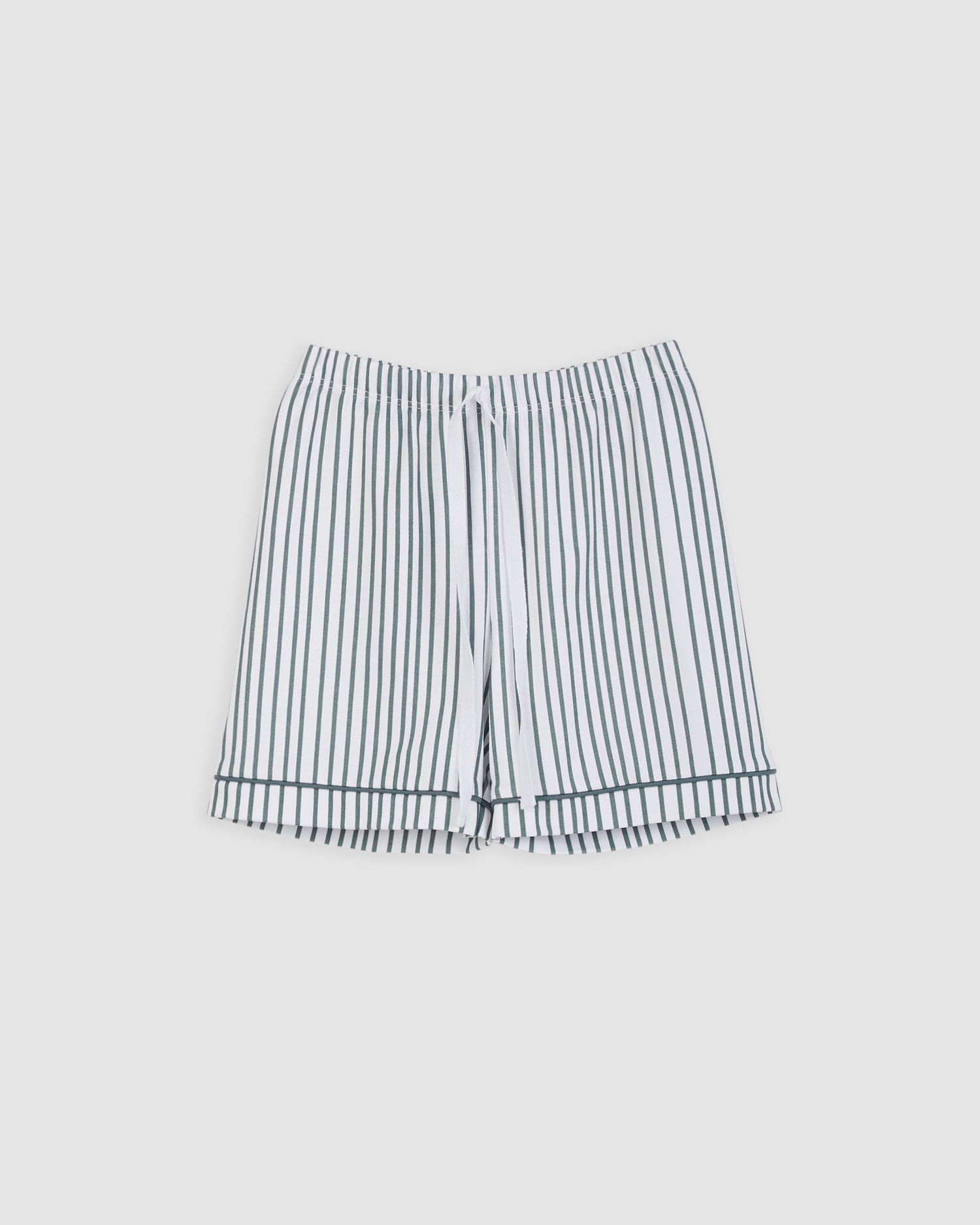 Pyjama court rayé bleu foncé pour enfant
