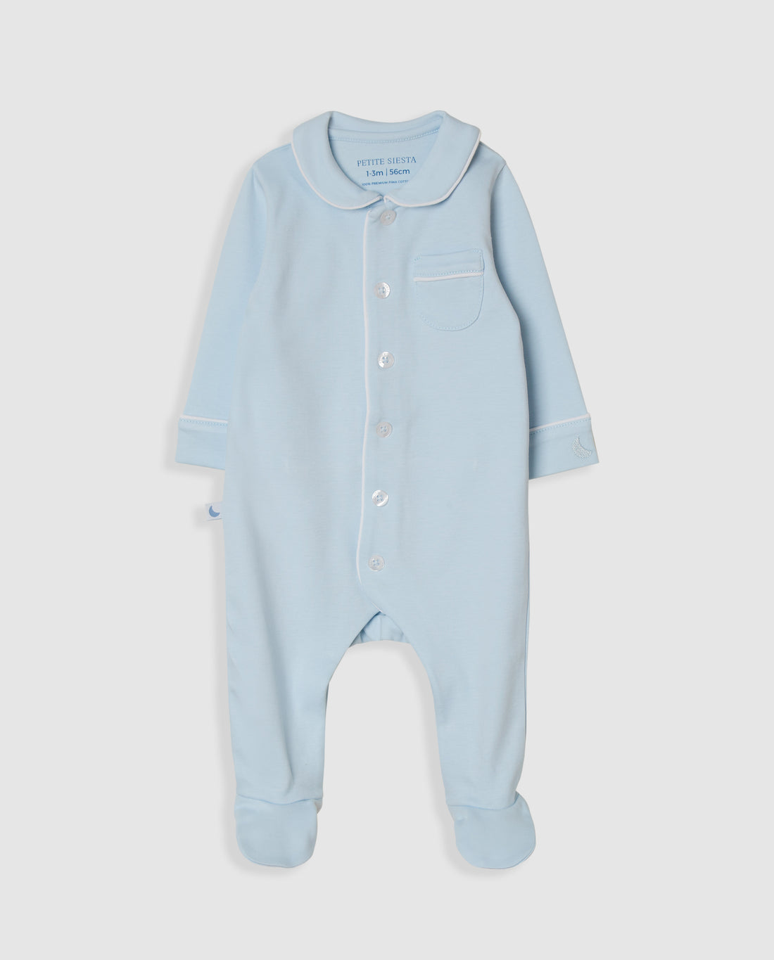 Blue Baby Shirt Pajamas