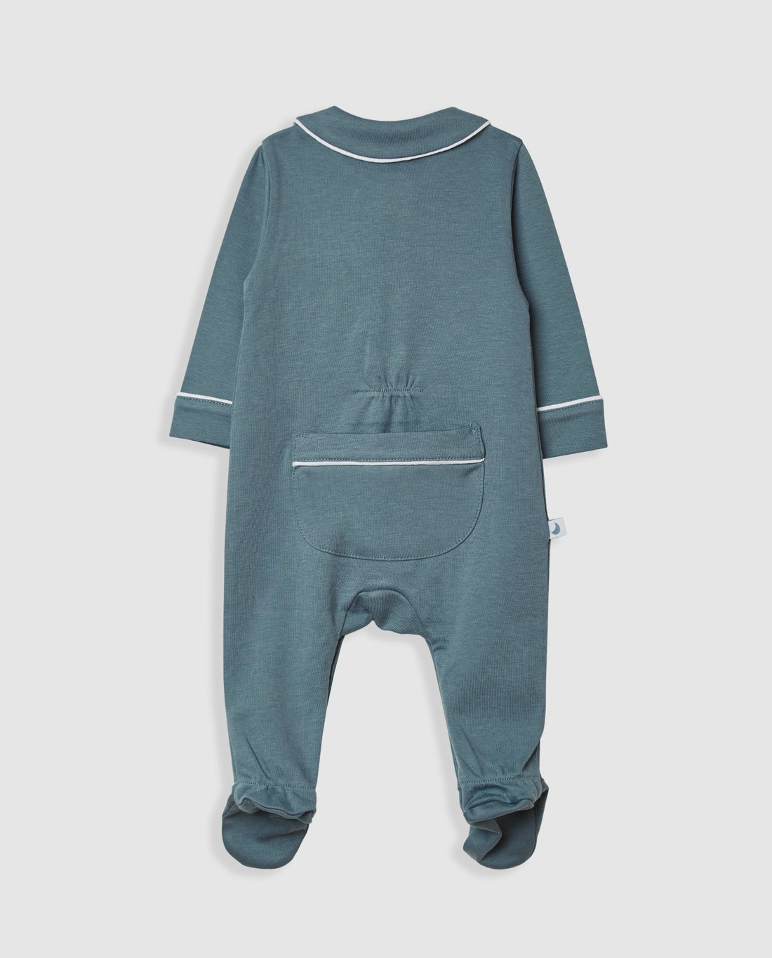 Deep Blue Baby Shirt Pajamas