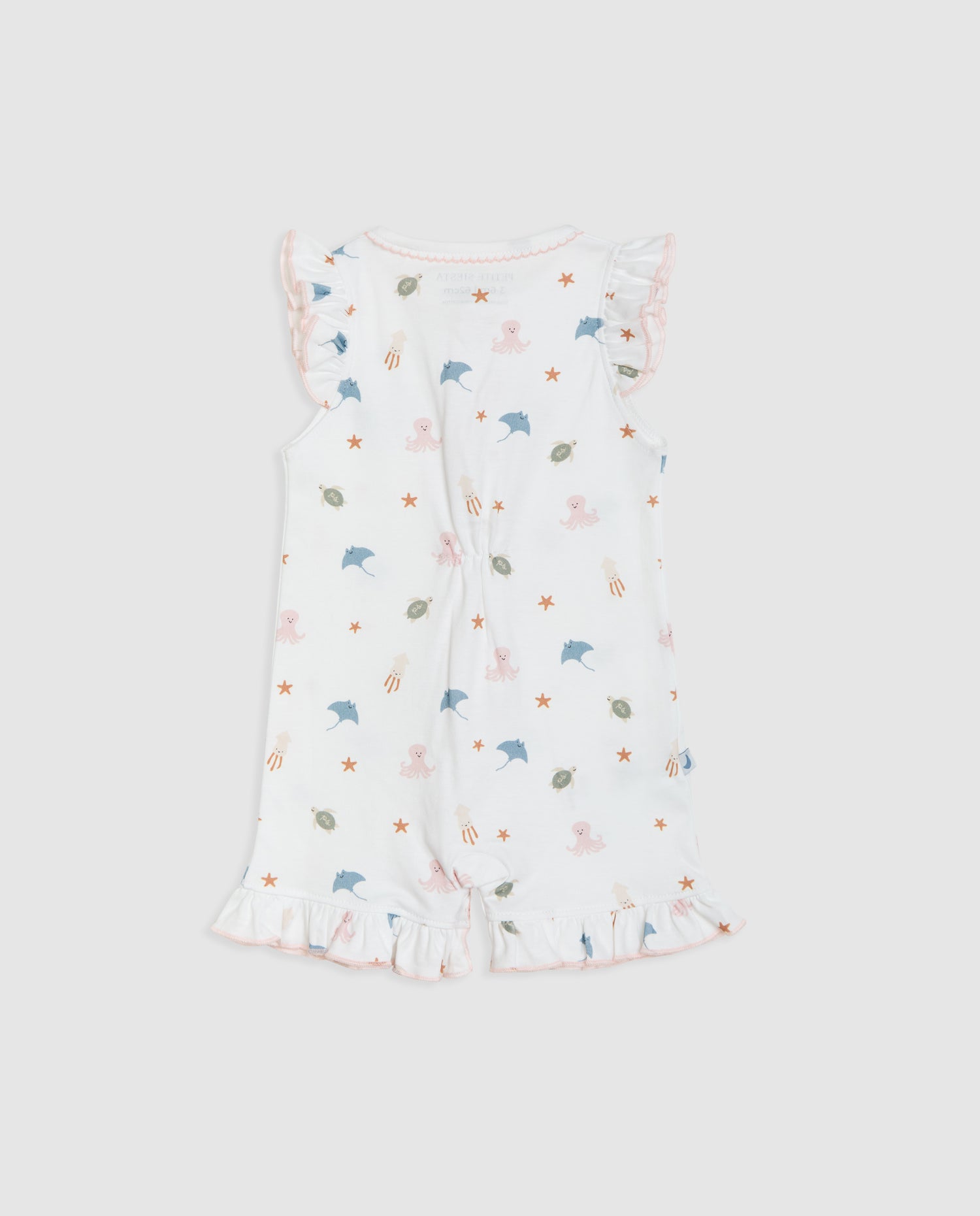 Pyjama court à volants pour bébé