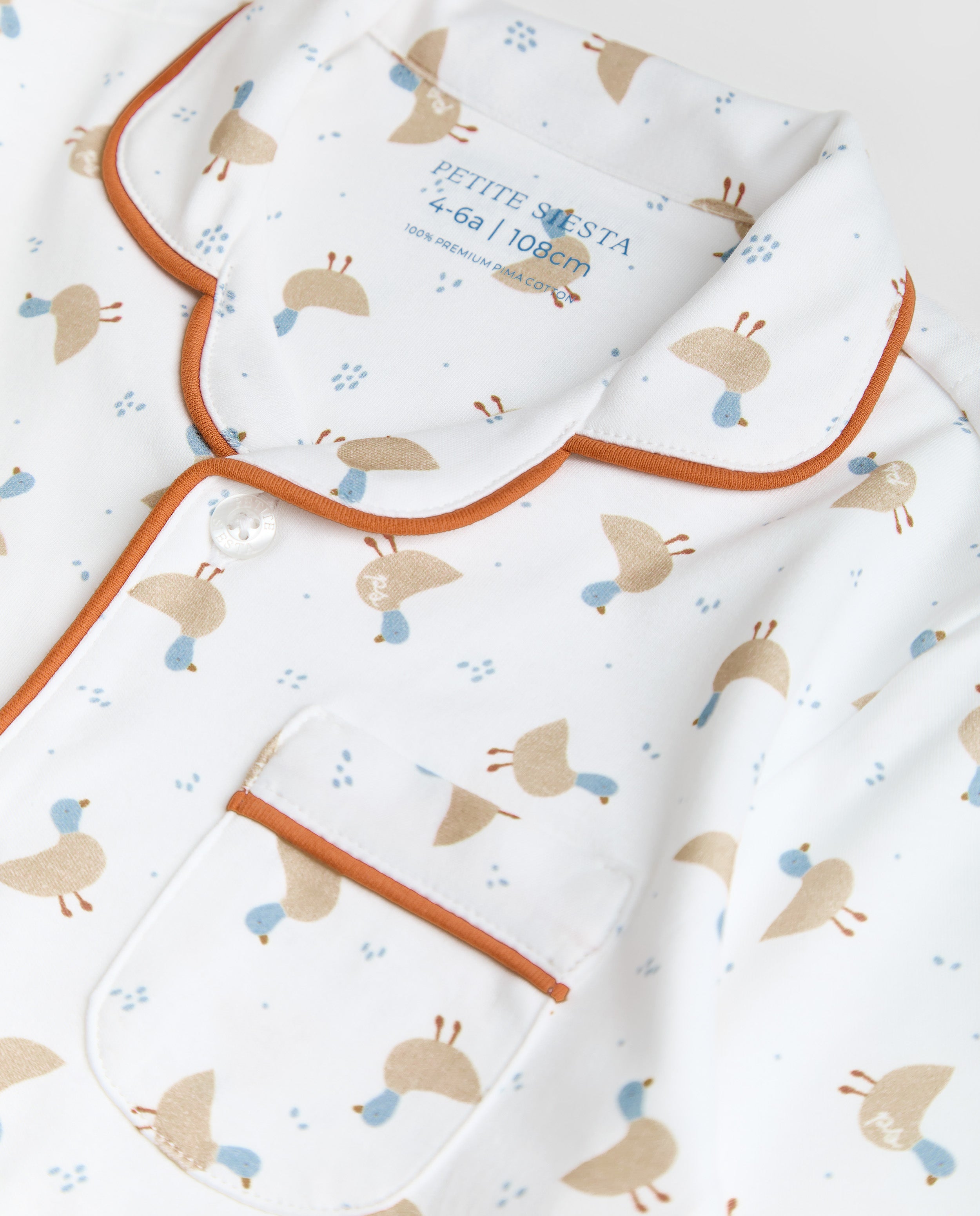 Pyjama chemise canard pour enfants