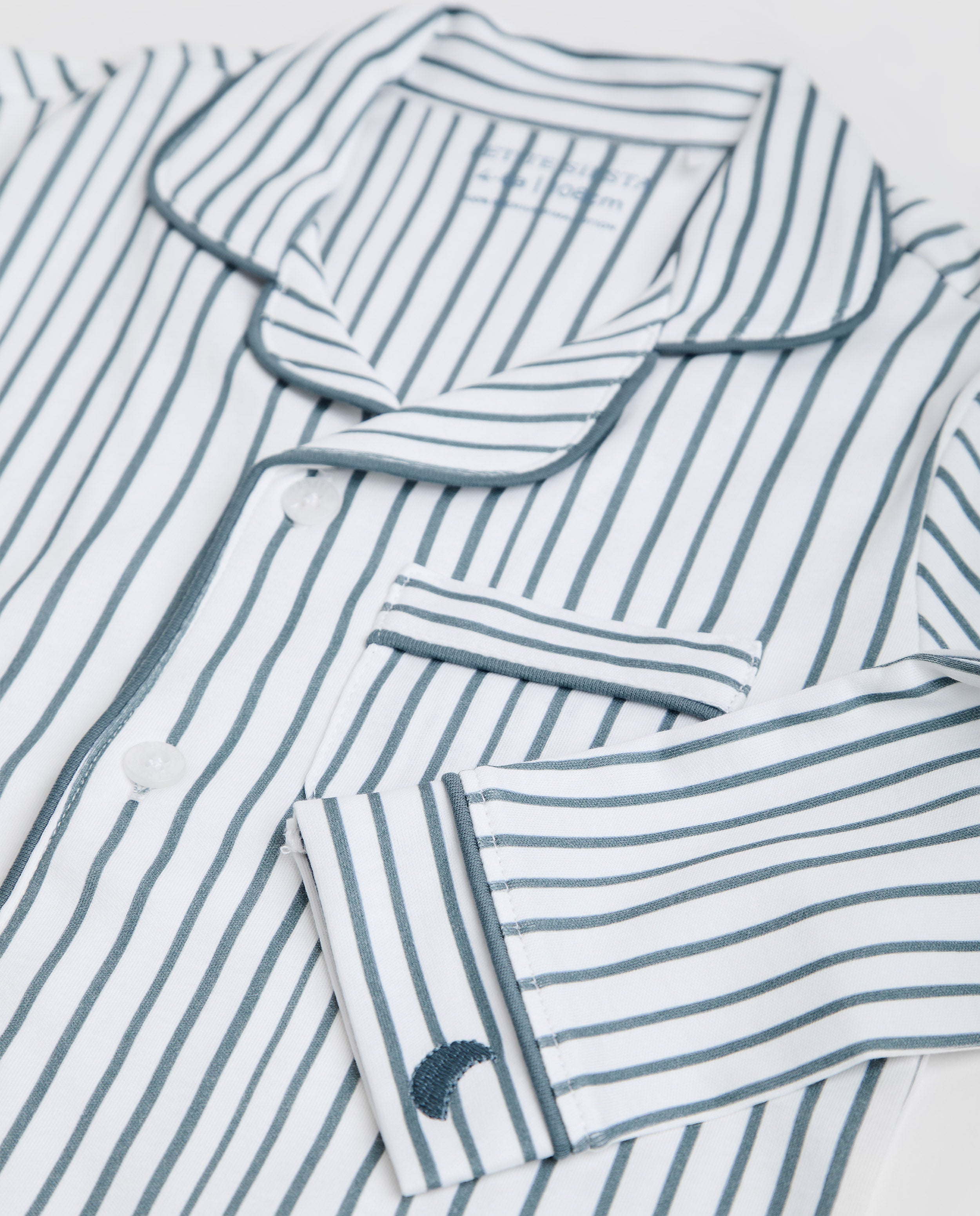 Pijama Kids Camisero Rayas Deep Blue