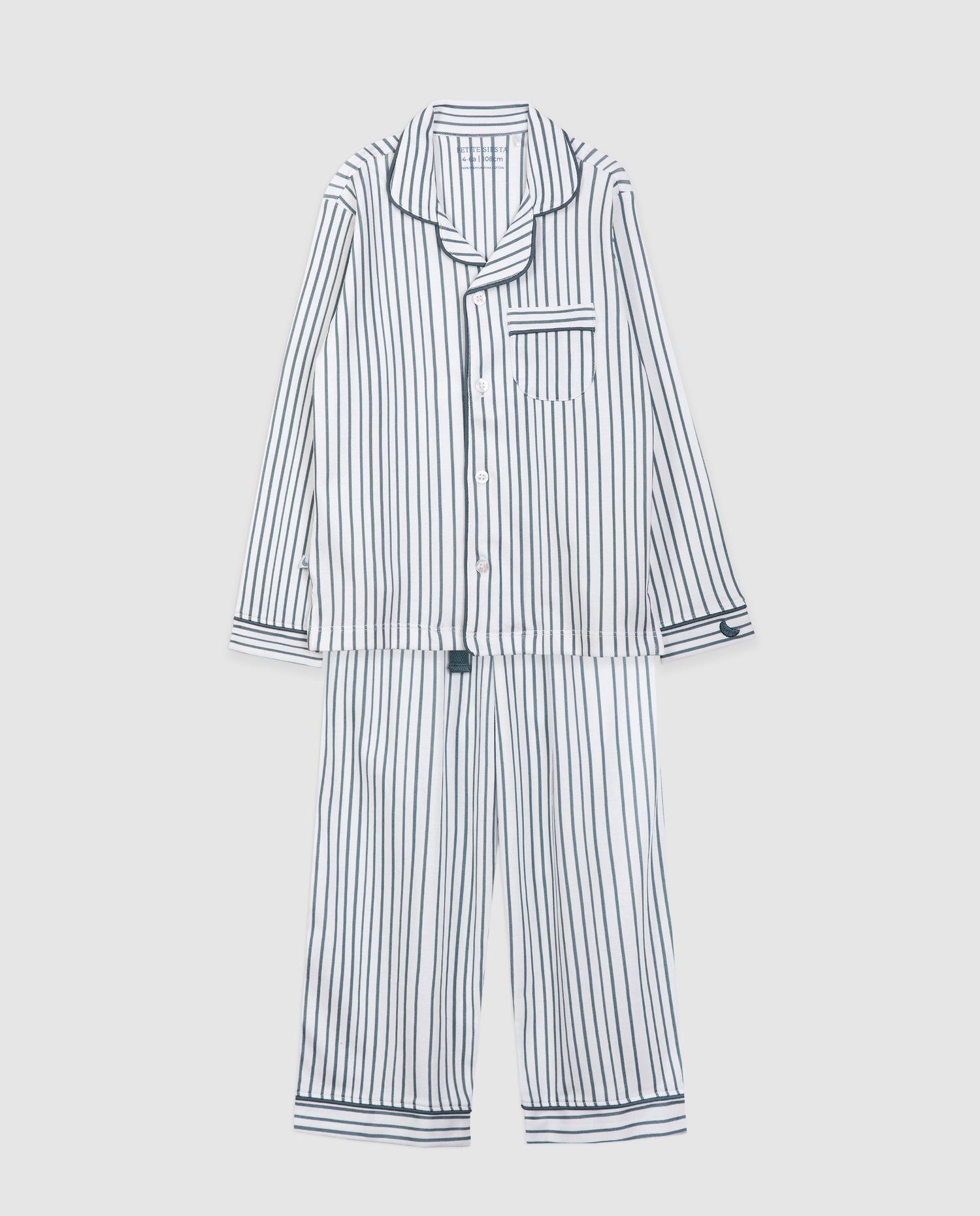 Pijama Kids Camisero Rayas Deep Blue