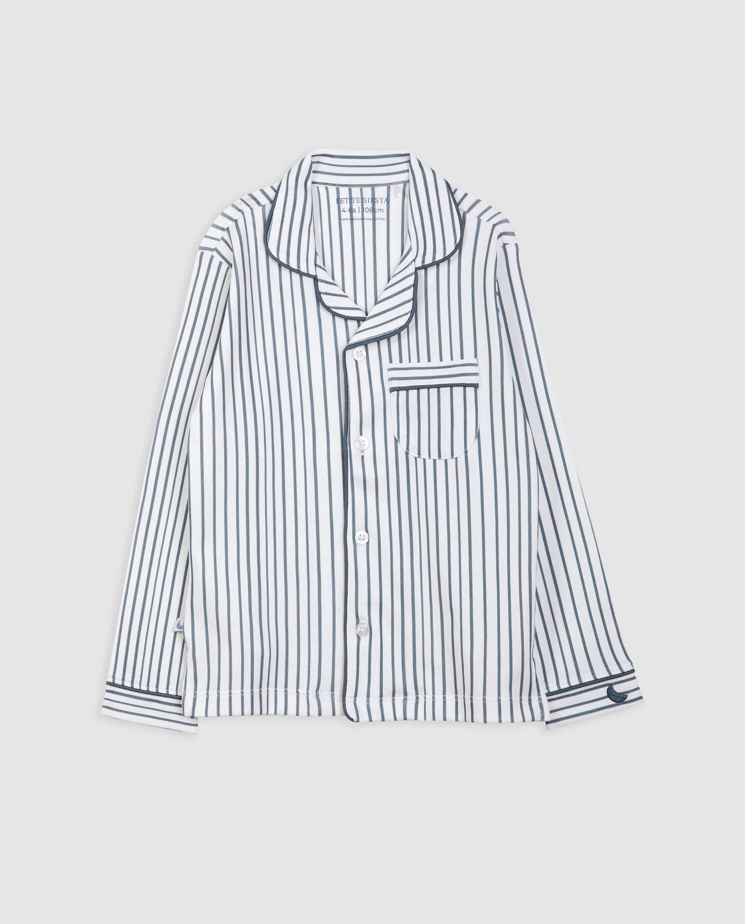 Pijama Kids Camisero Rayas Deep Blue