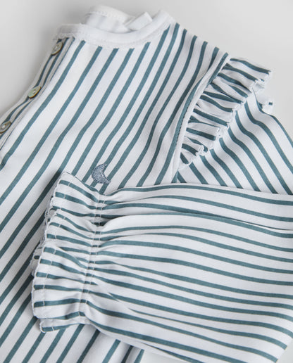Pijama Kids Rayas Volantes