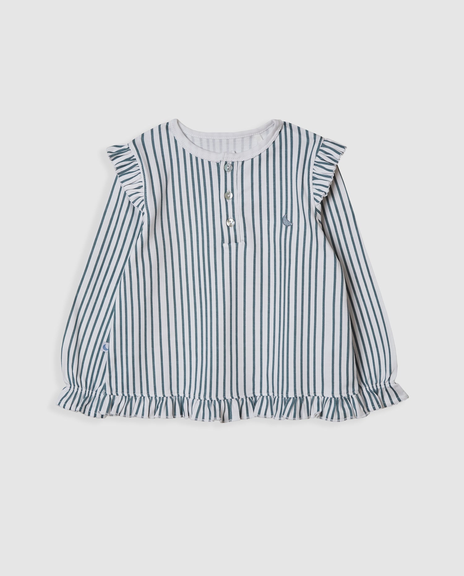 Pijama Kids Rayas Volantes