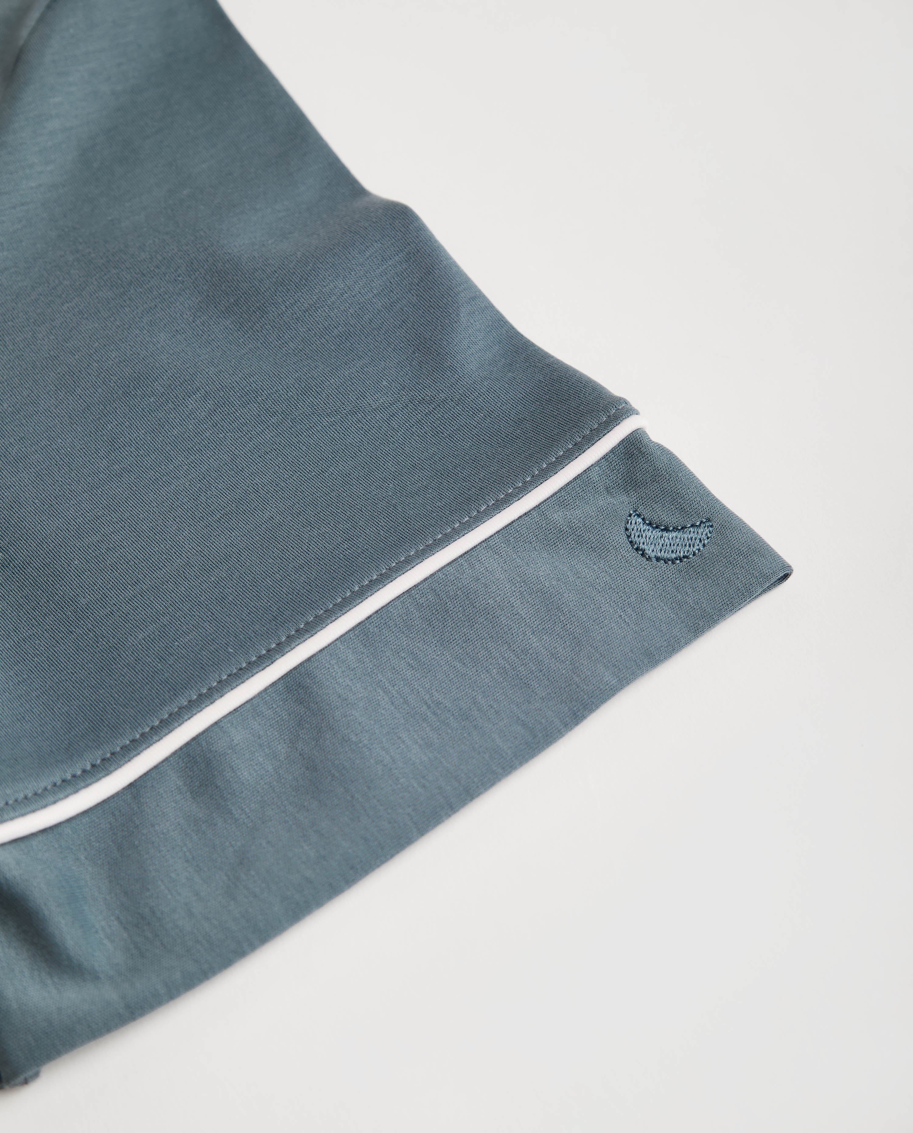 Pijama Hombre Camisero Deep Blue Corto