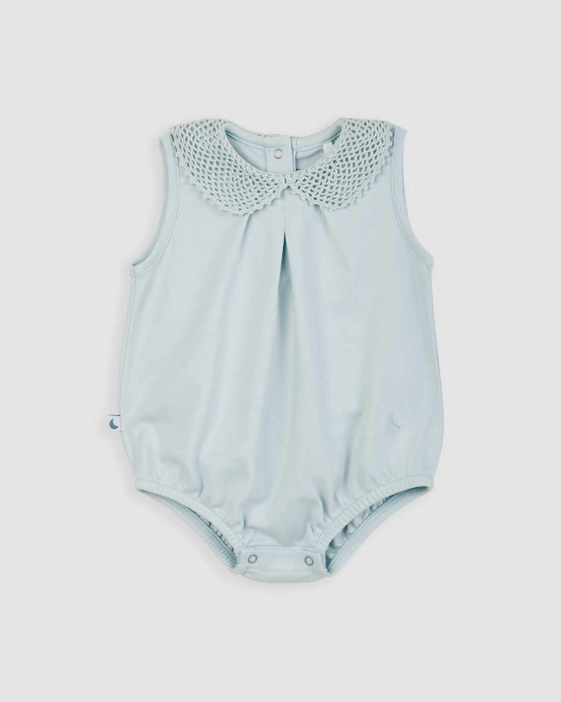 Blue Crochet Baby Frog