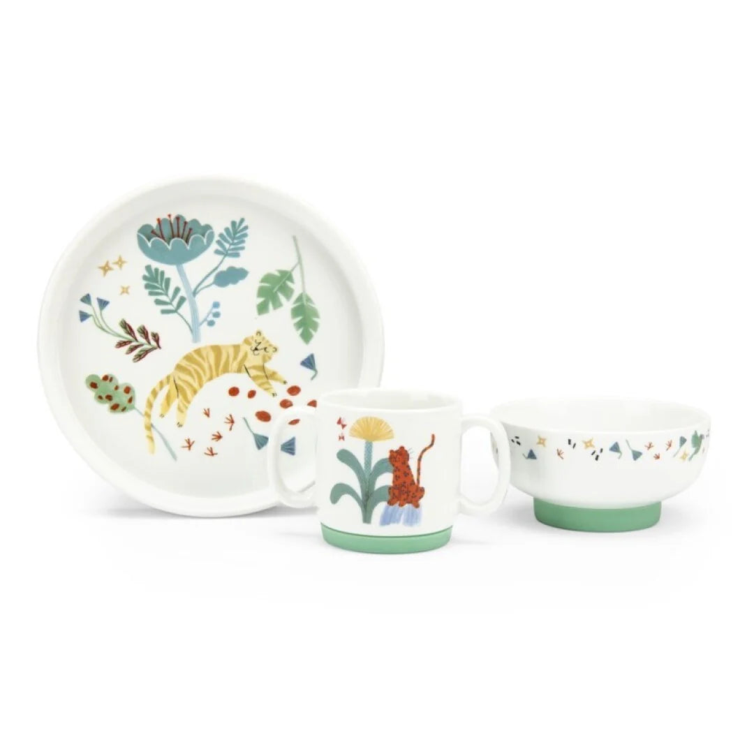 Conjunto de Vajilla de Porcelana Forêt Mawa