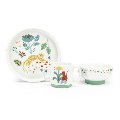 Conjunto de Vajilla de Porcelana Forêt Mawa