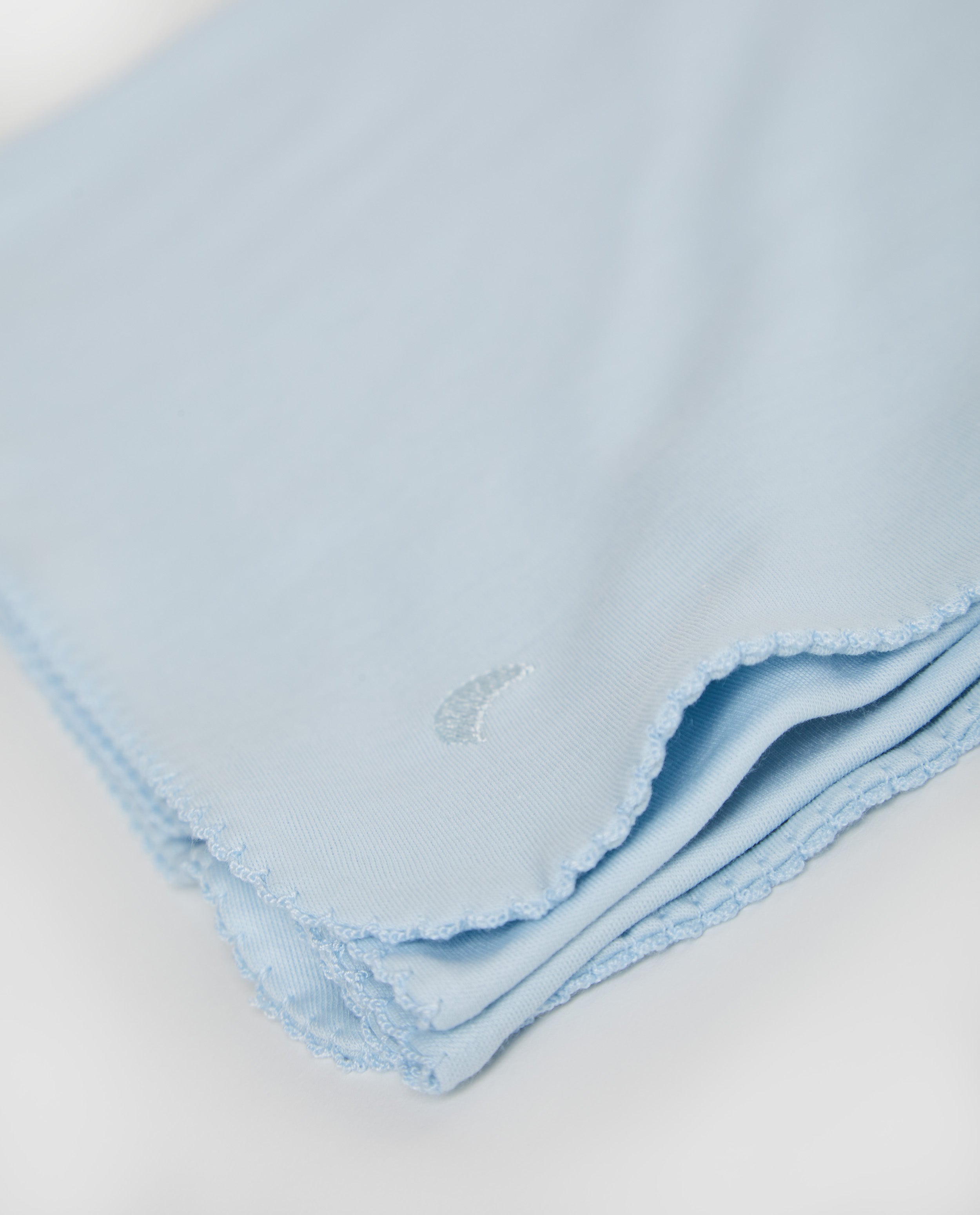 Lange bébé bleu
