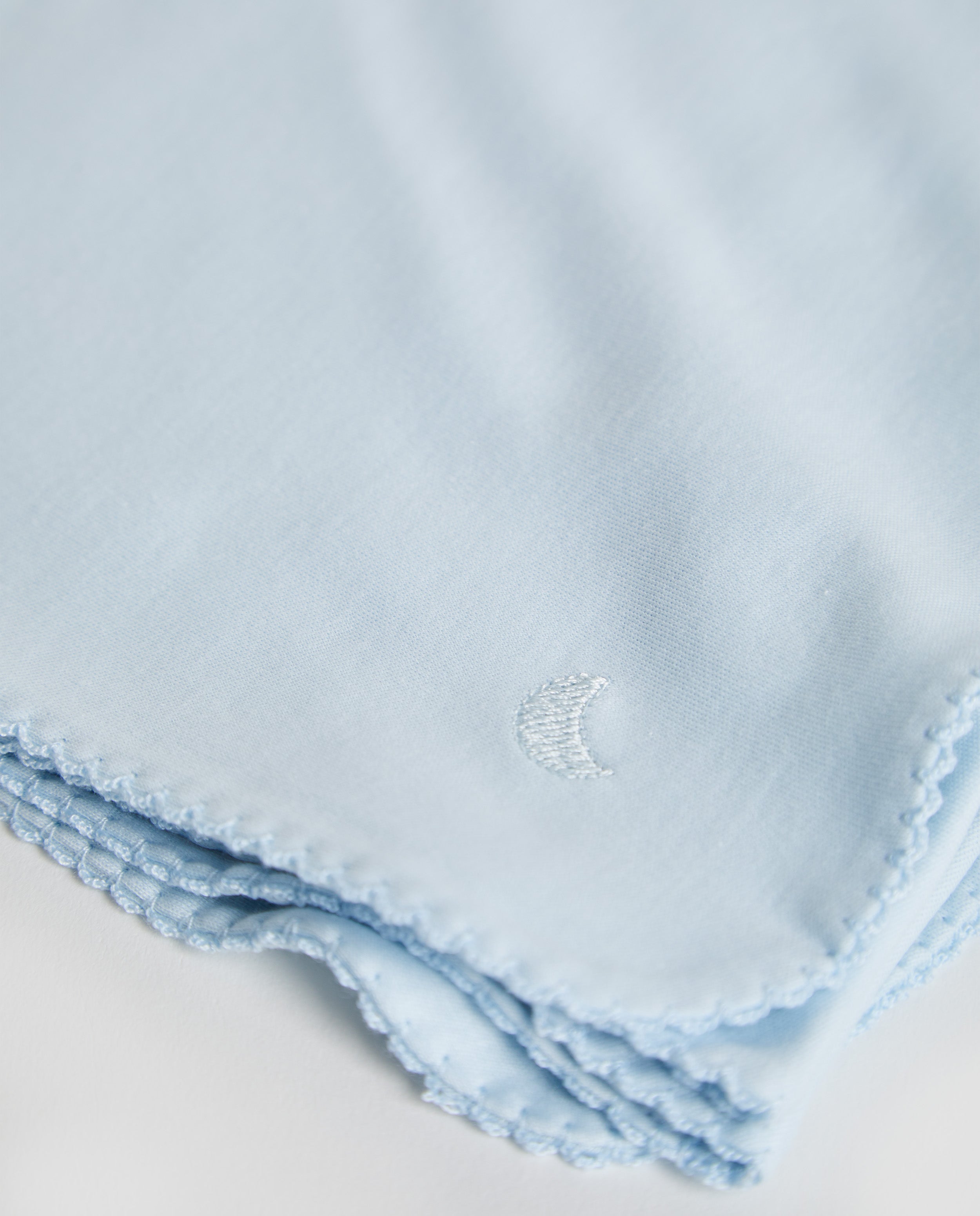 Lange bébé bleu