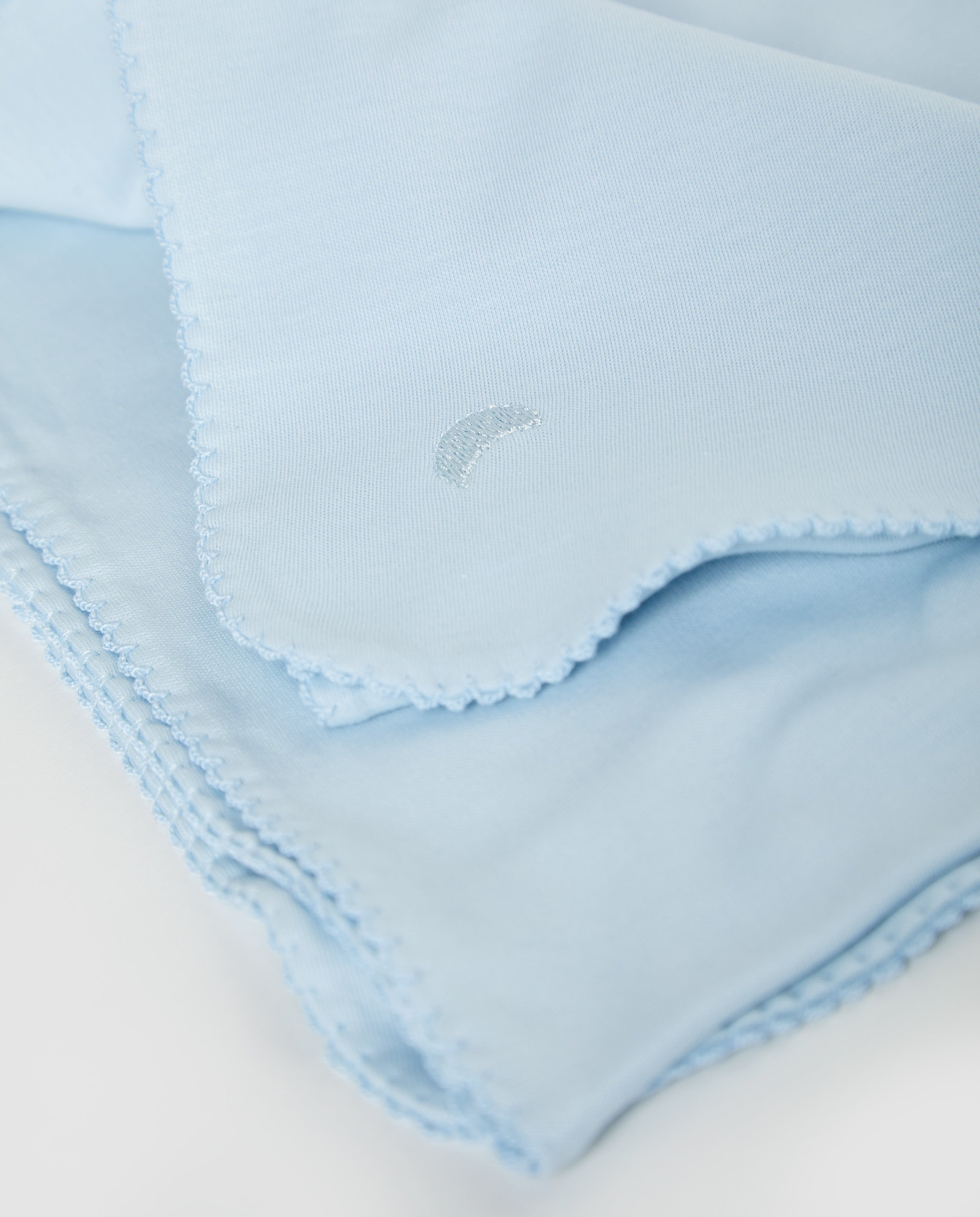 Lange bébé bleu